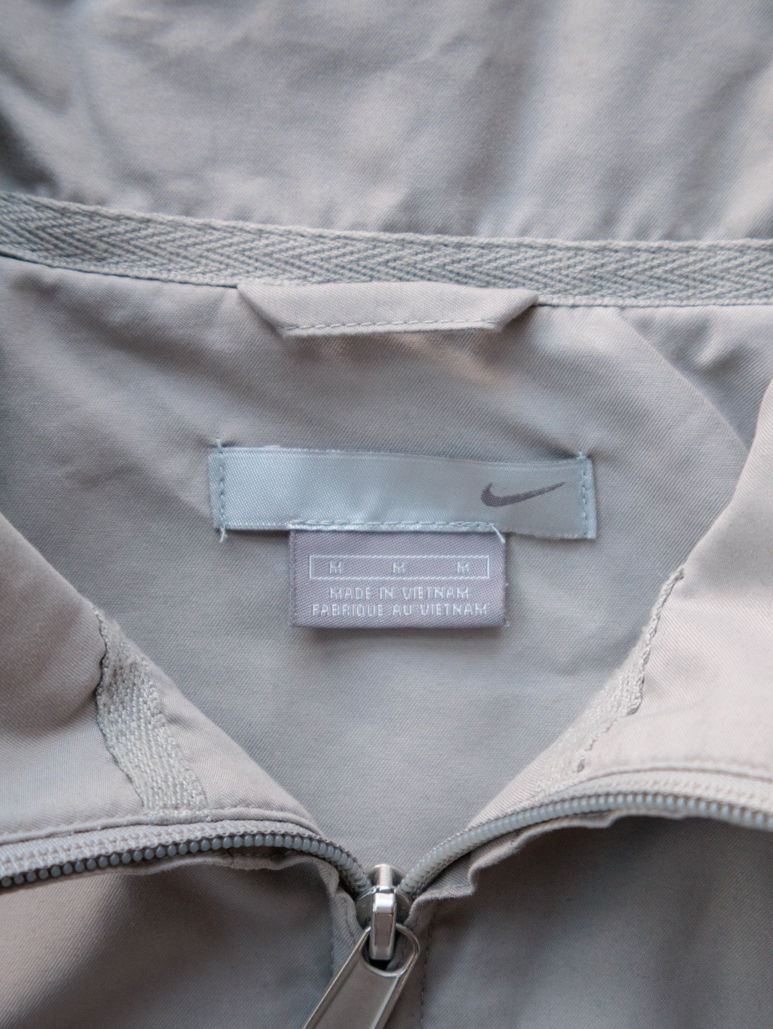 Vintage 00s Beige Nike Track Jacket (M)