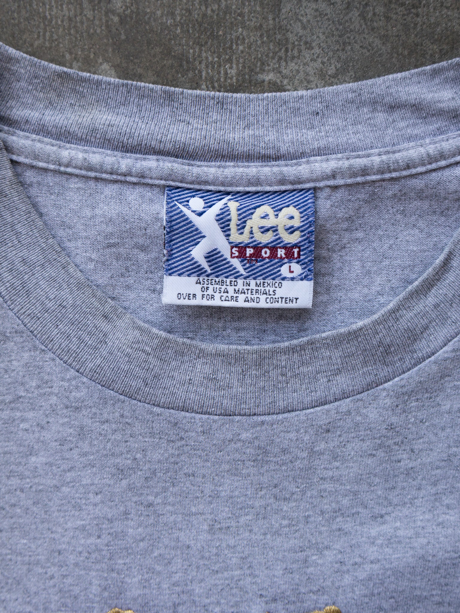 Vintage Grey Ohio State Football Tee (L)