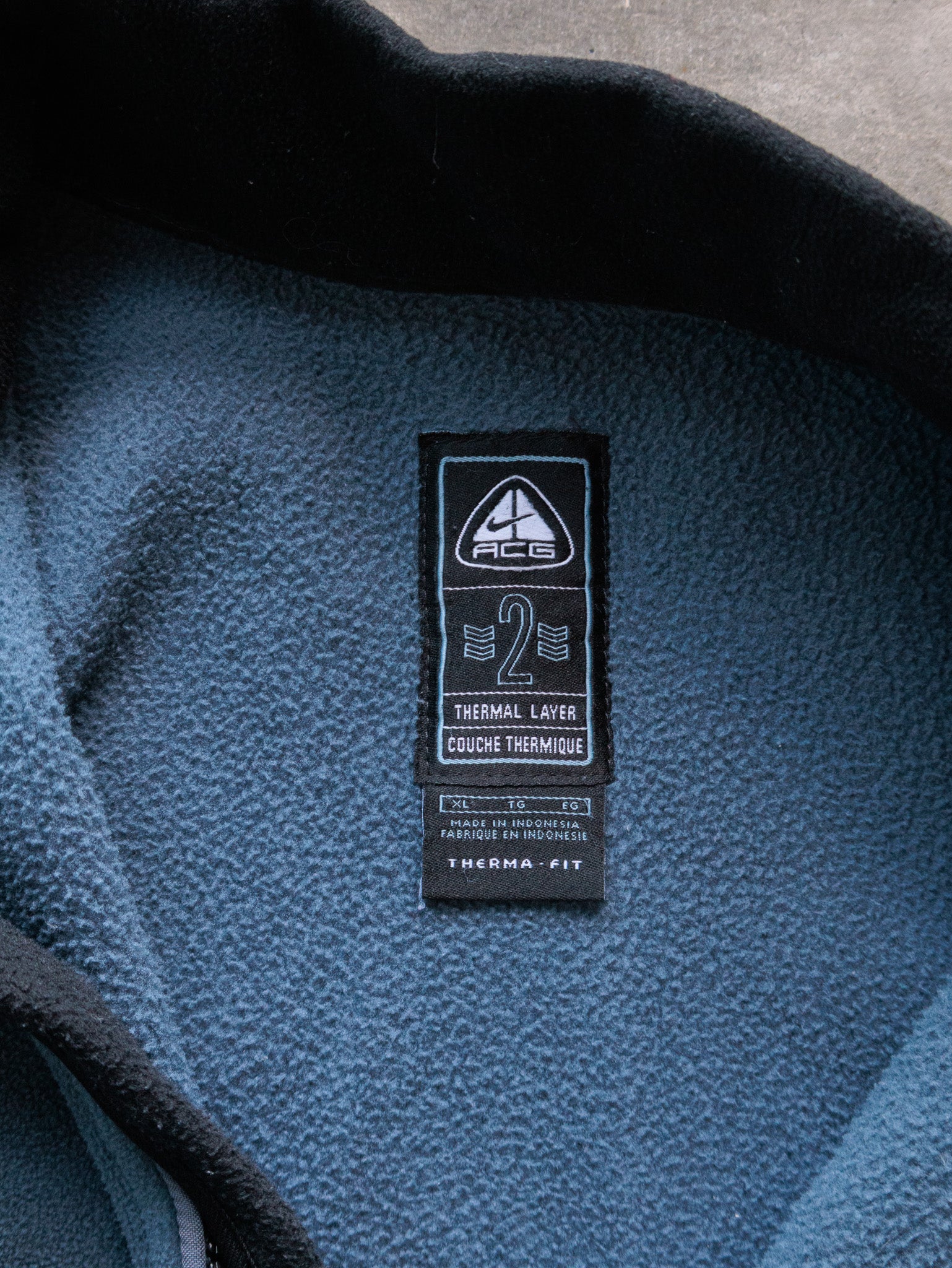 Vintage 00s Blue Nike ACG Fleece Vest (XL)