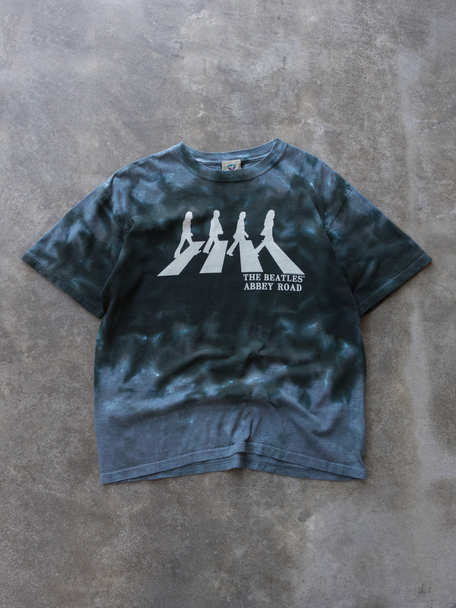 Vintage The Beatles Abbey Road Tie-Dye Tee (M)