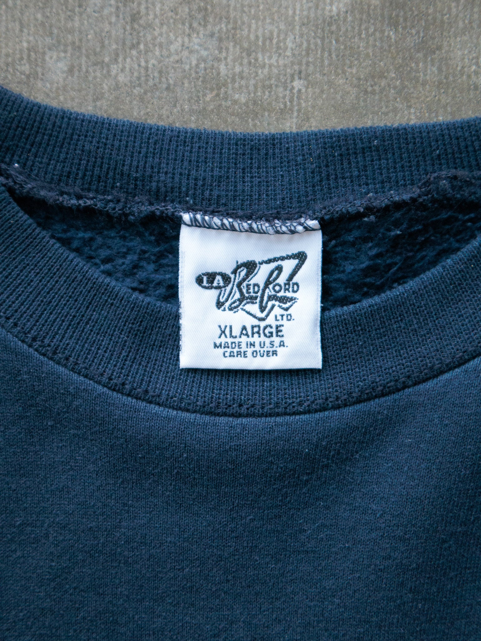 Vintage 90s Navy Notre Dame Sweatshirt (XL)