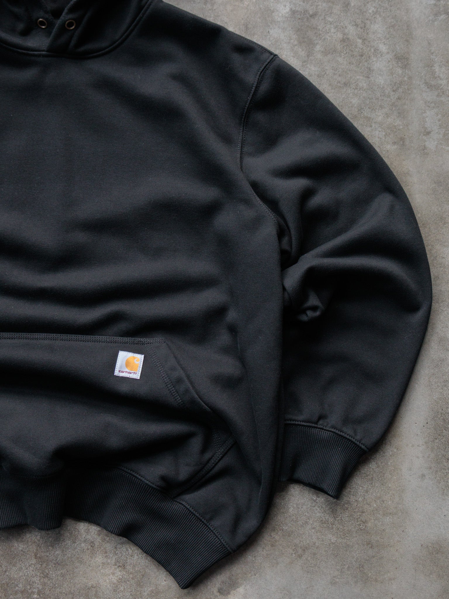 Vintage Black Carhartt Hoodie (XL)