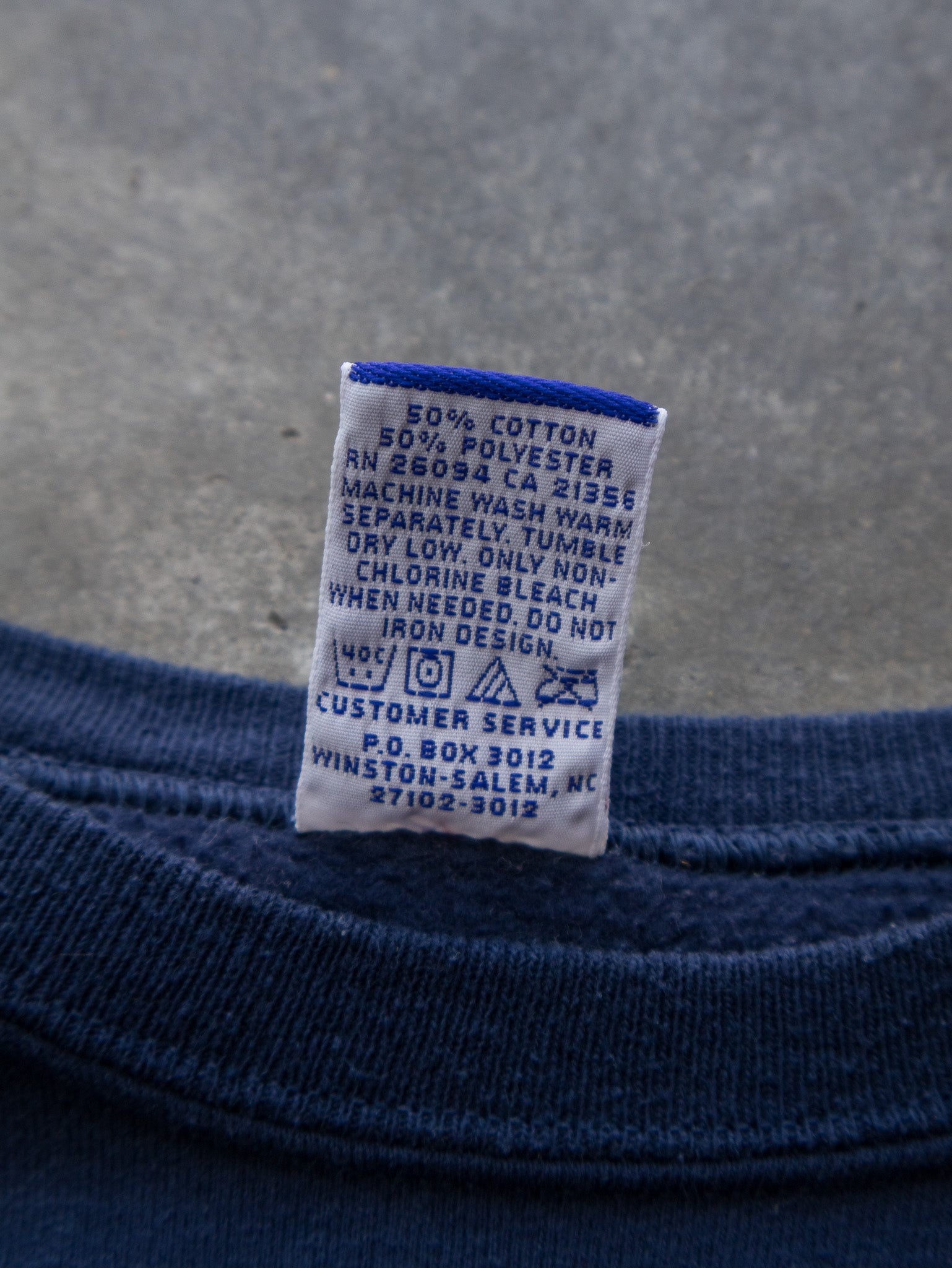 Vintage Navy Champion Sweatshirt (L)