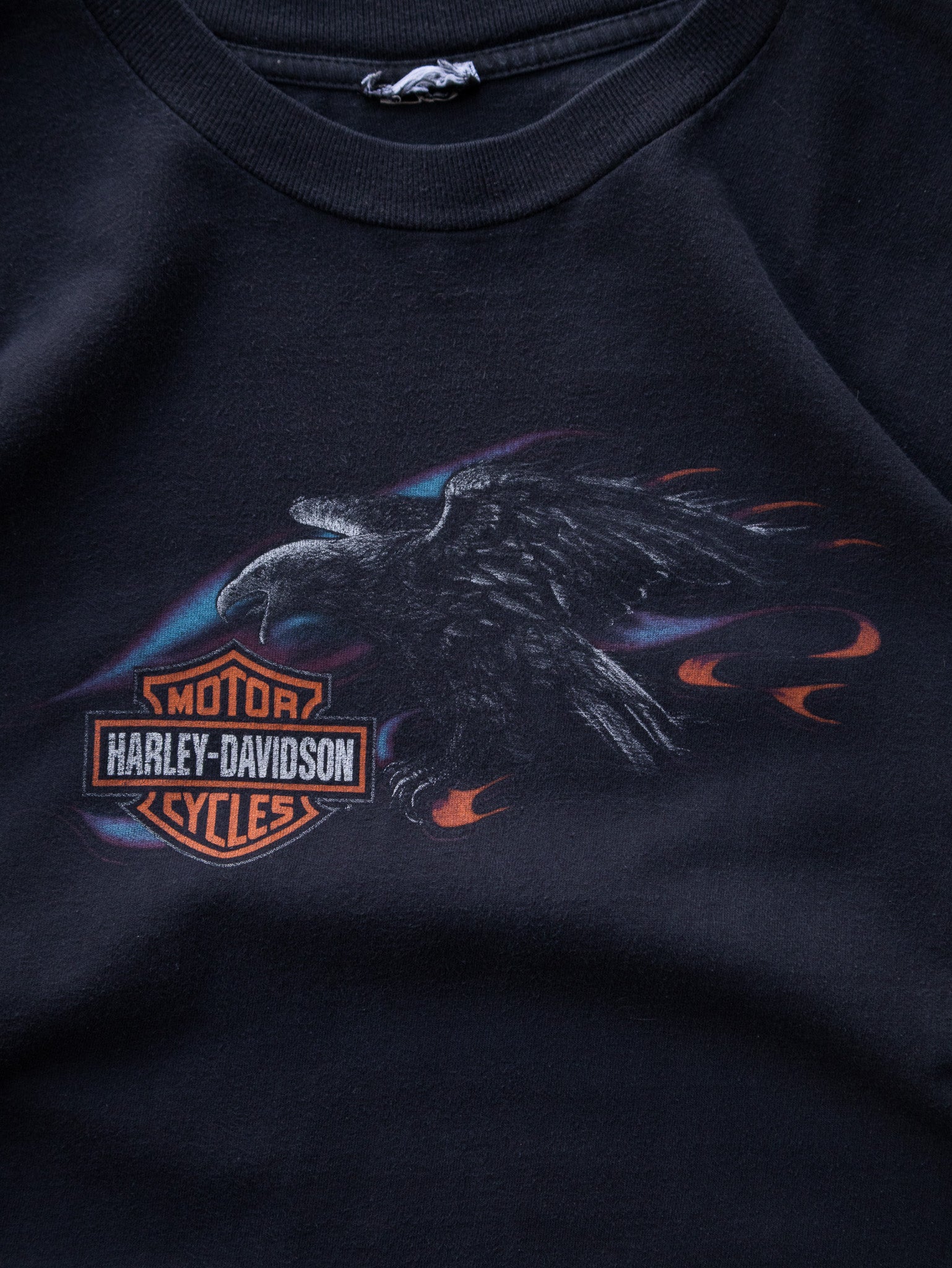 Vintage 1998 Black Harley-Davidson Juneau Alaska Tee (M)