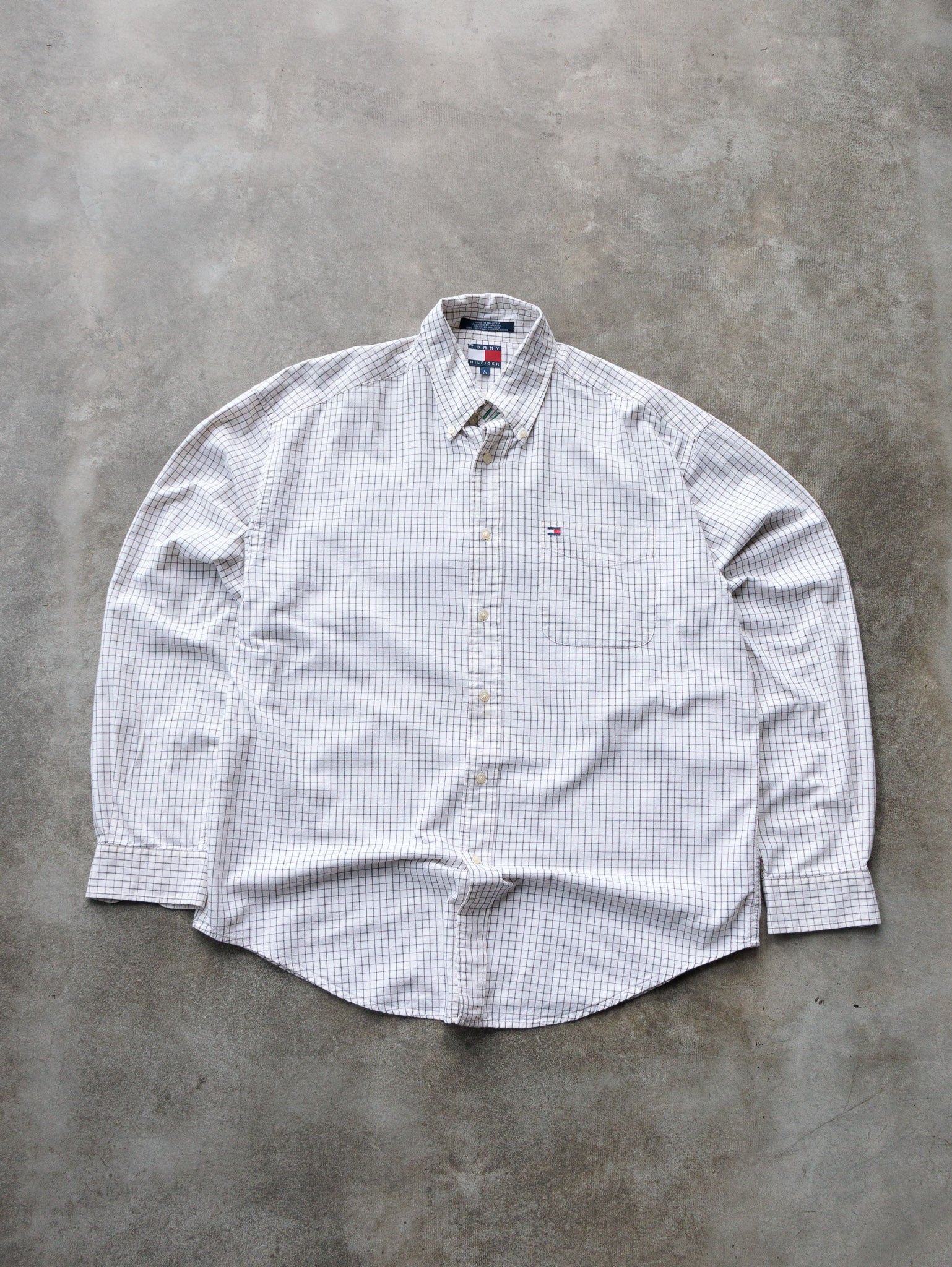 Vintage 90s Check Tommy Hilfiger Shirt (L)