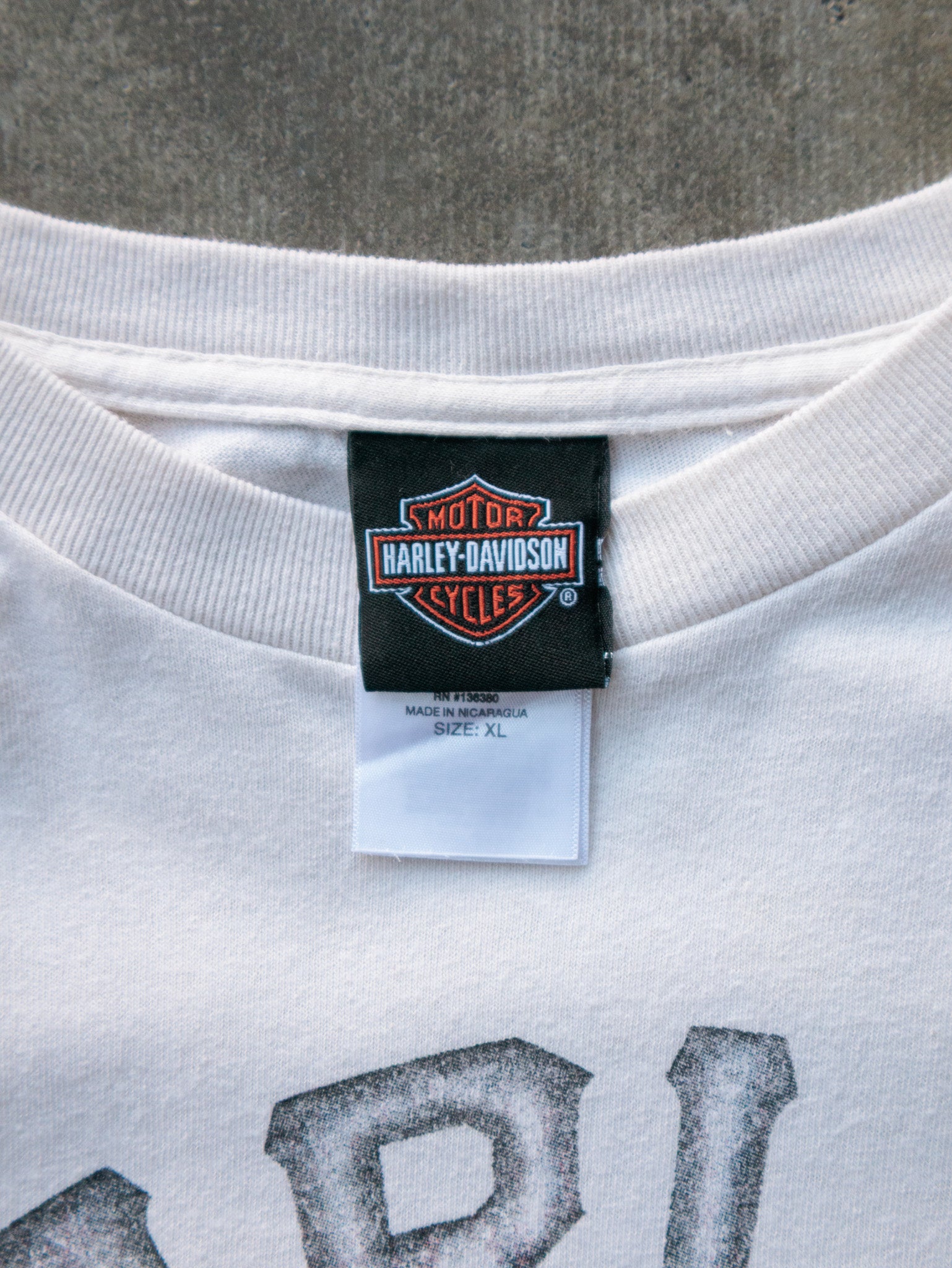 White Harley-Davidson Sioux Falls South Dakota Tee (XL)