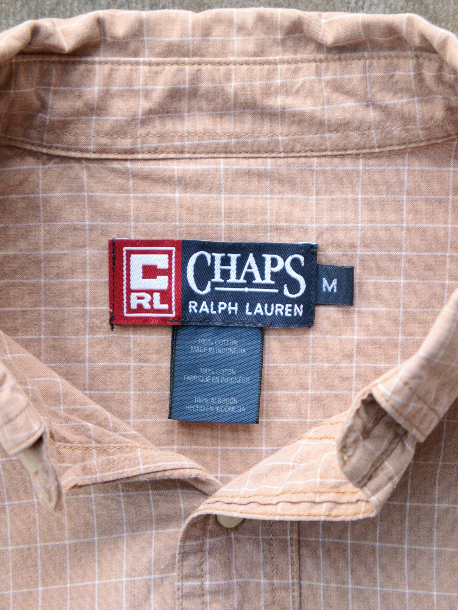 Vintage 90s Checked Chaps Ralph Lauren Shirt (M)