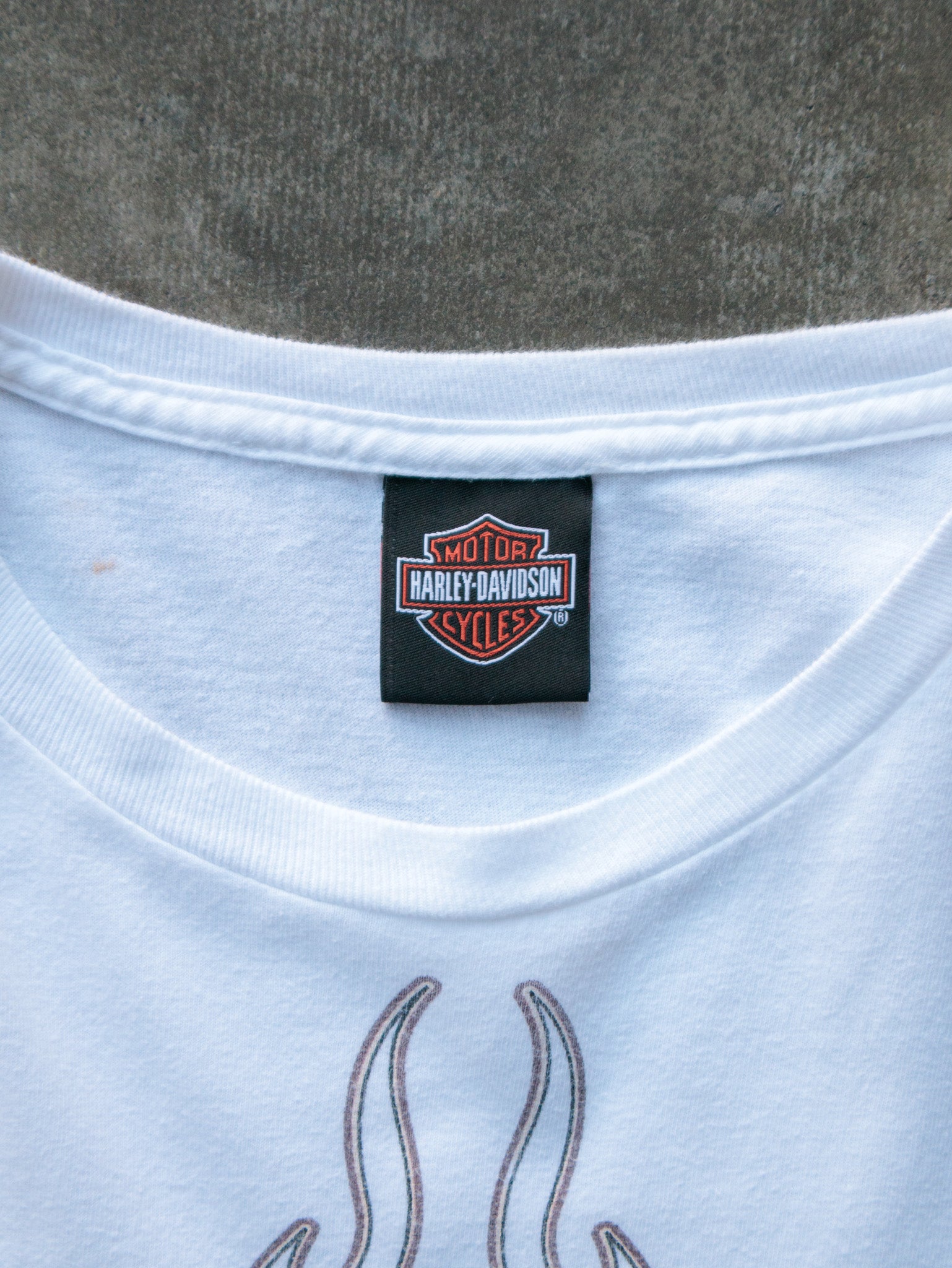Vintage 2010 White Harley-Davidson Marysville Washington Tee (-)