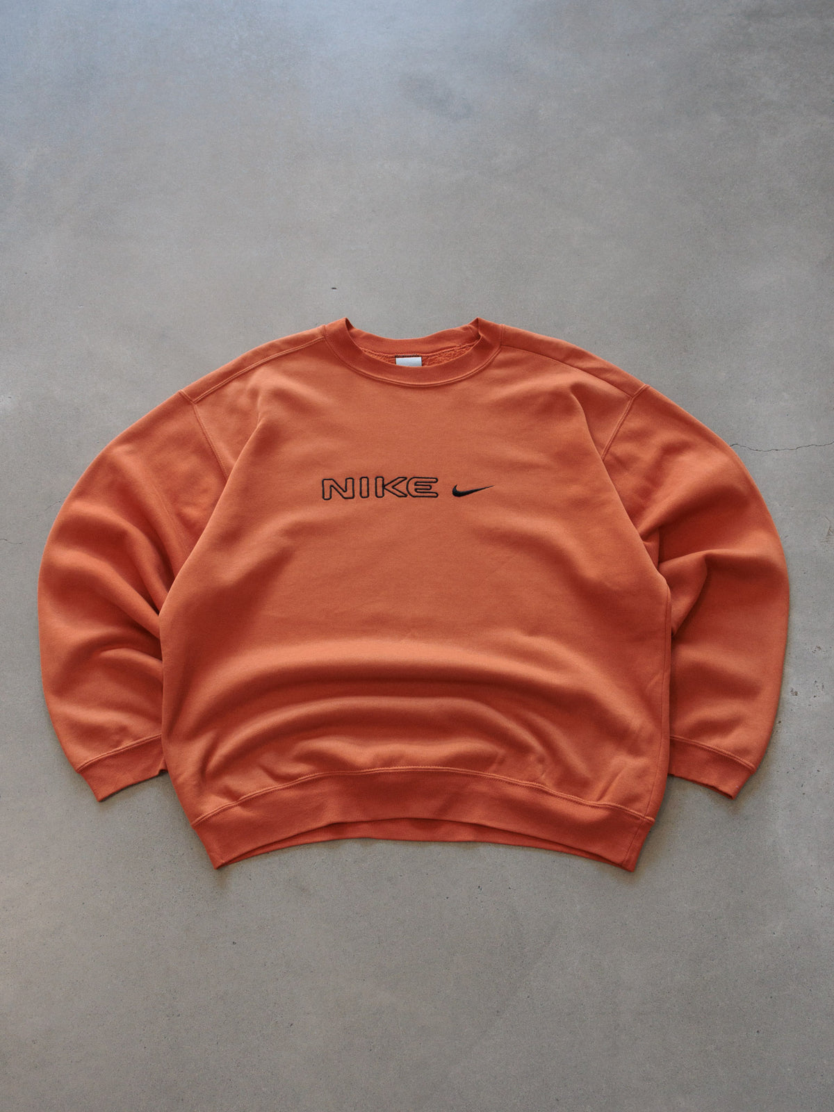 Vintage Orange Nike Sweatshirt (M)
