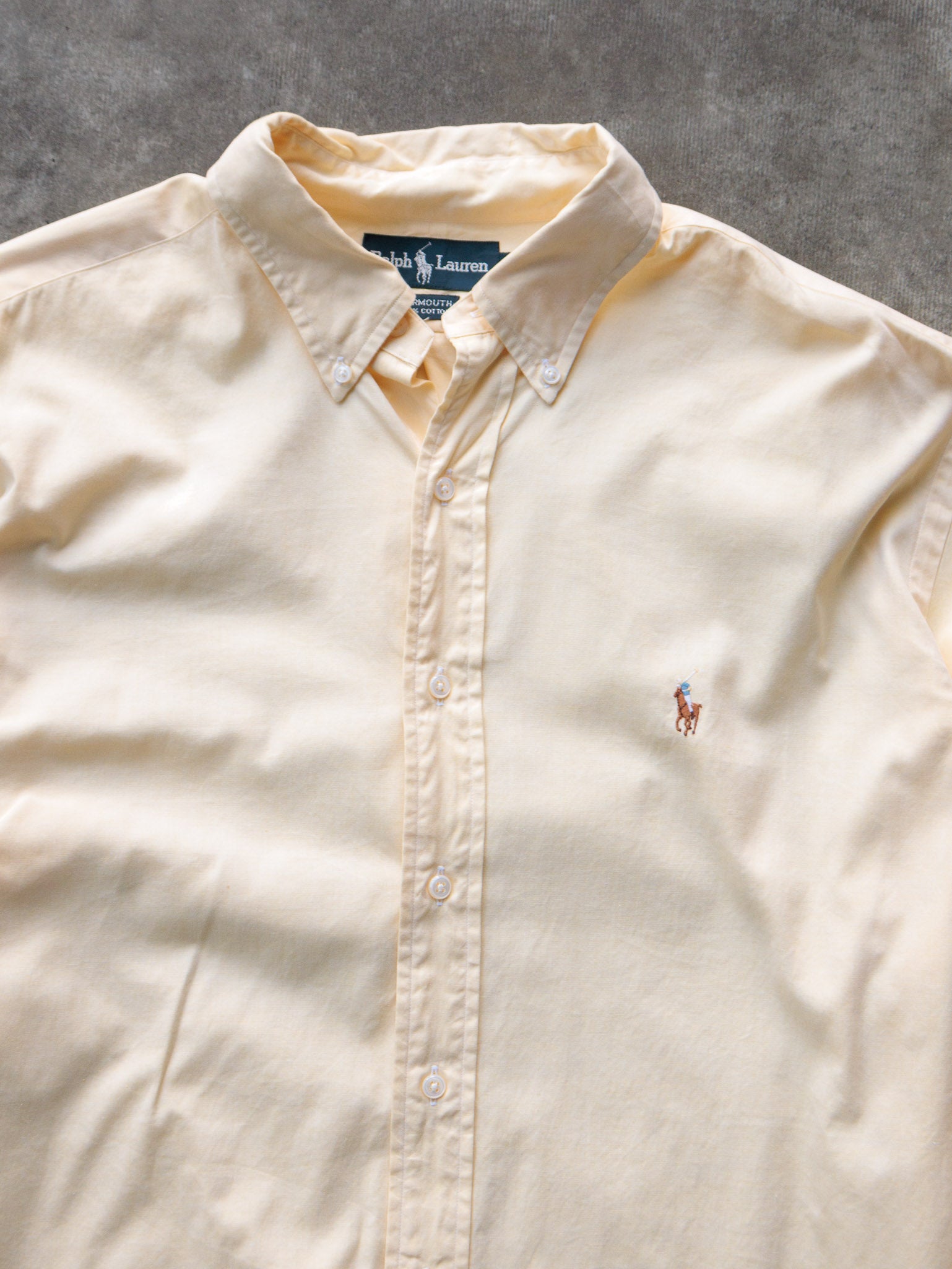Vintage 90s Yellow Ralph Lauren Shirt (L)