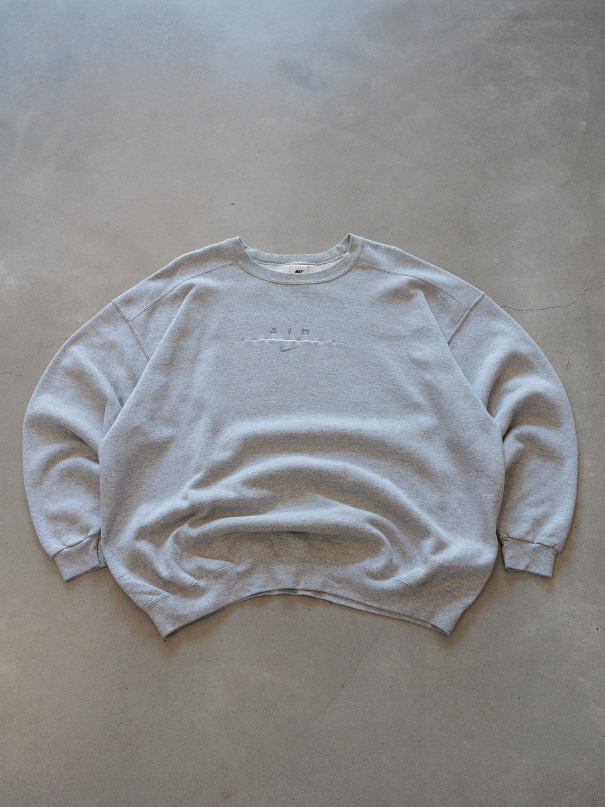 Vintage 90s Grey Nike Air Sweatshirt (XL)
