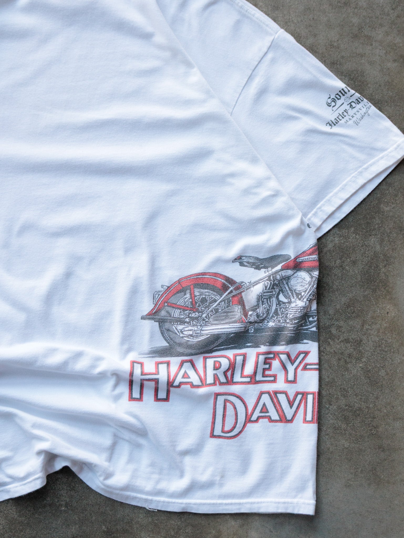 Vintage Harley-Davidson Marysville Washington Tee (2XL)