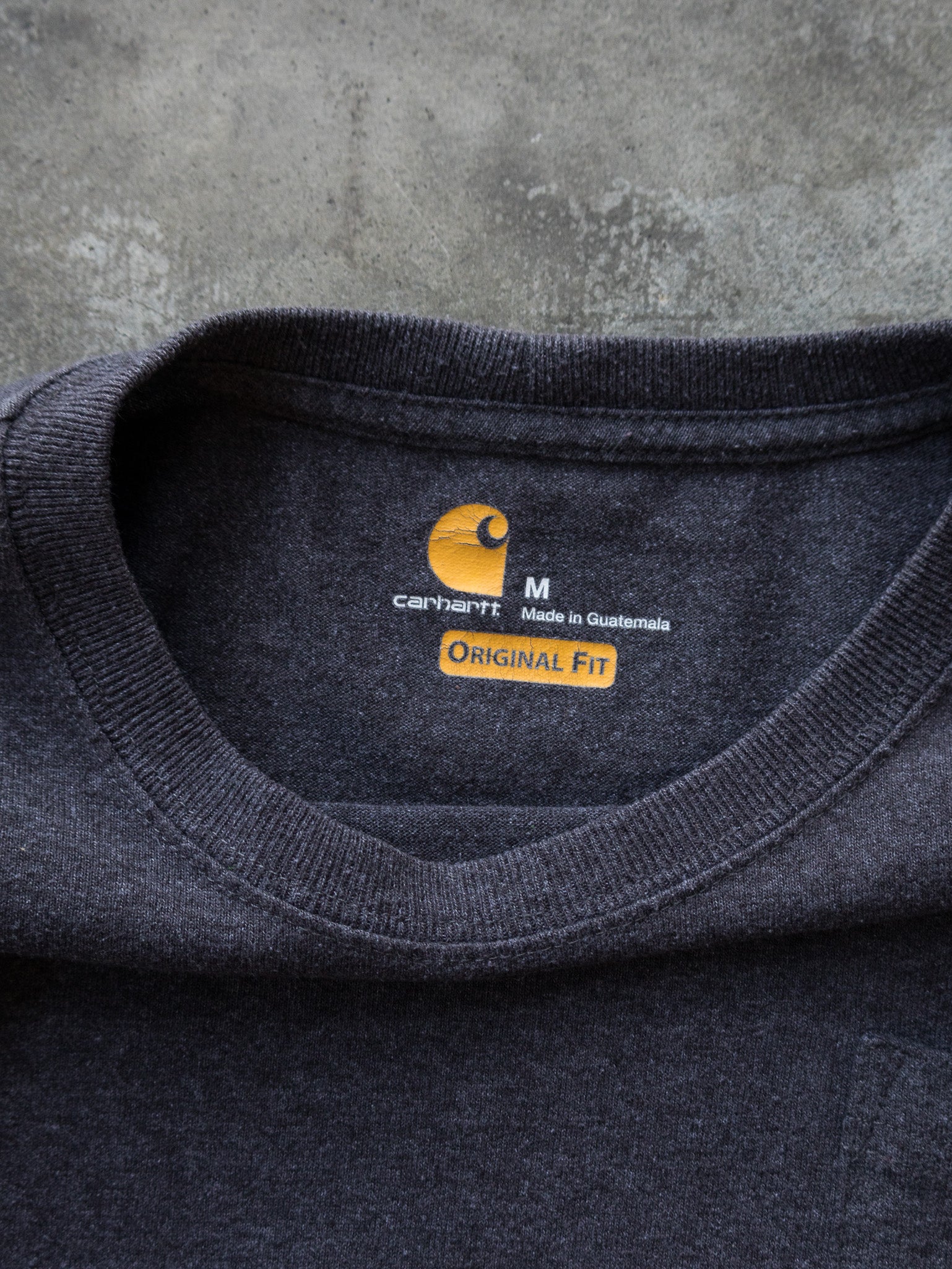 Vintage Grey Carhartt Pocket Long Sleeve (M)