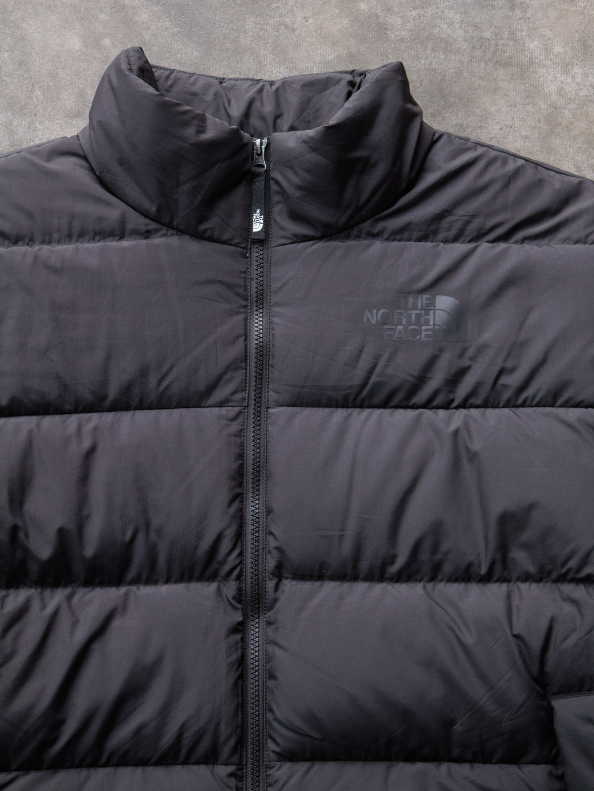 Vintage Black The North Face Nuptse Puffer Jacket (XL)