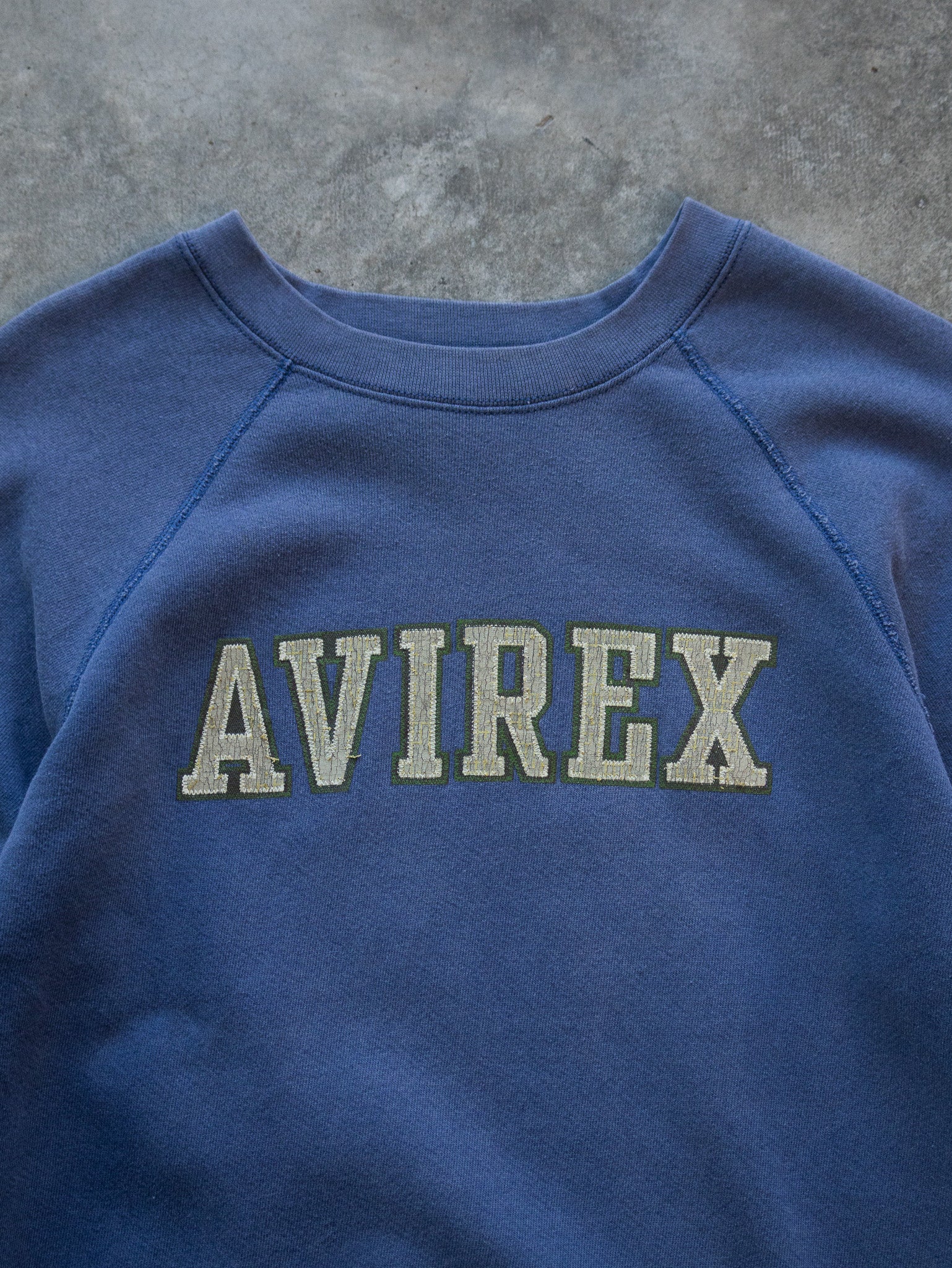 Vintage '90s Blue Avirex Sweatshirt (M)
