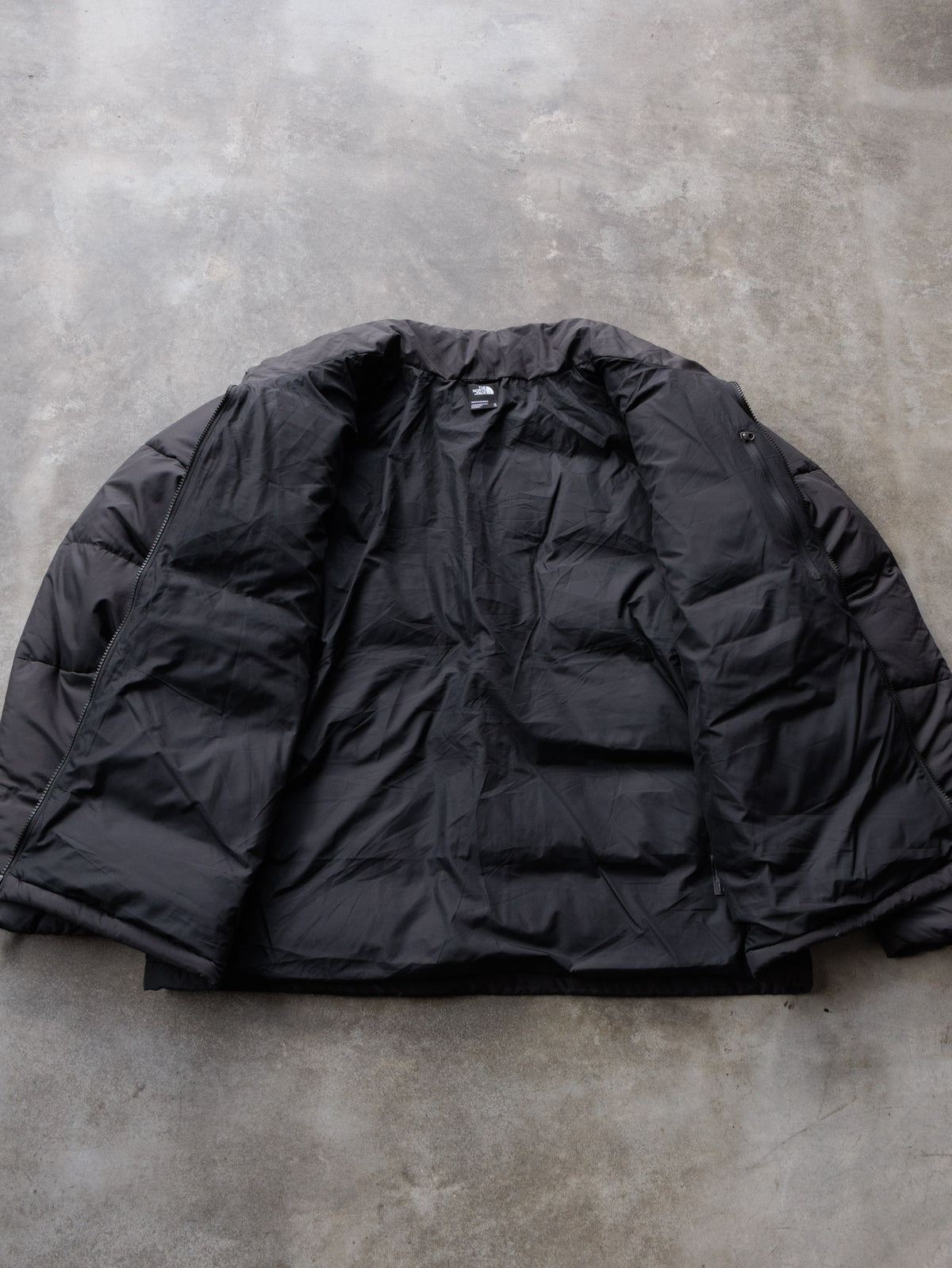 Vintage Black The North Face Nuptse Puffer Jacket (XL)