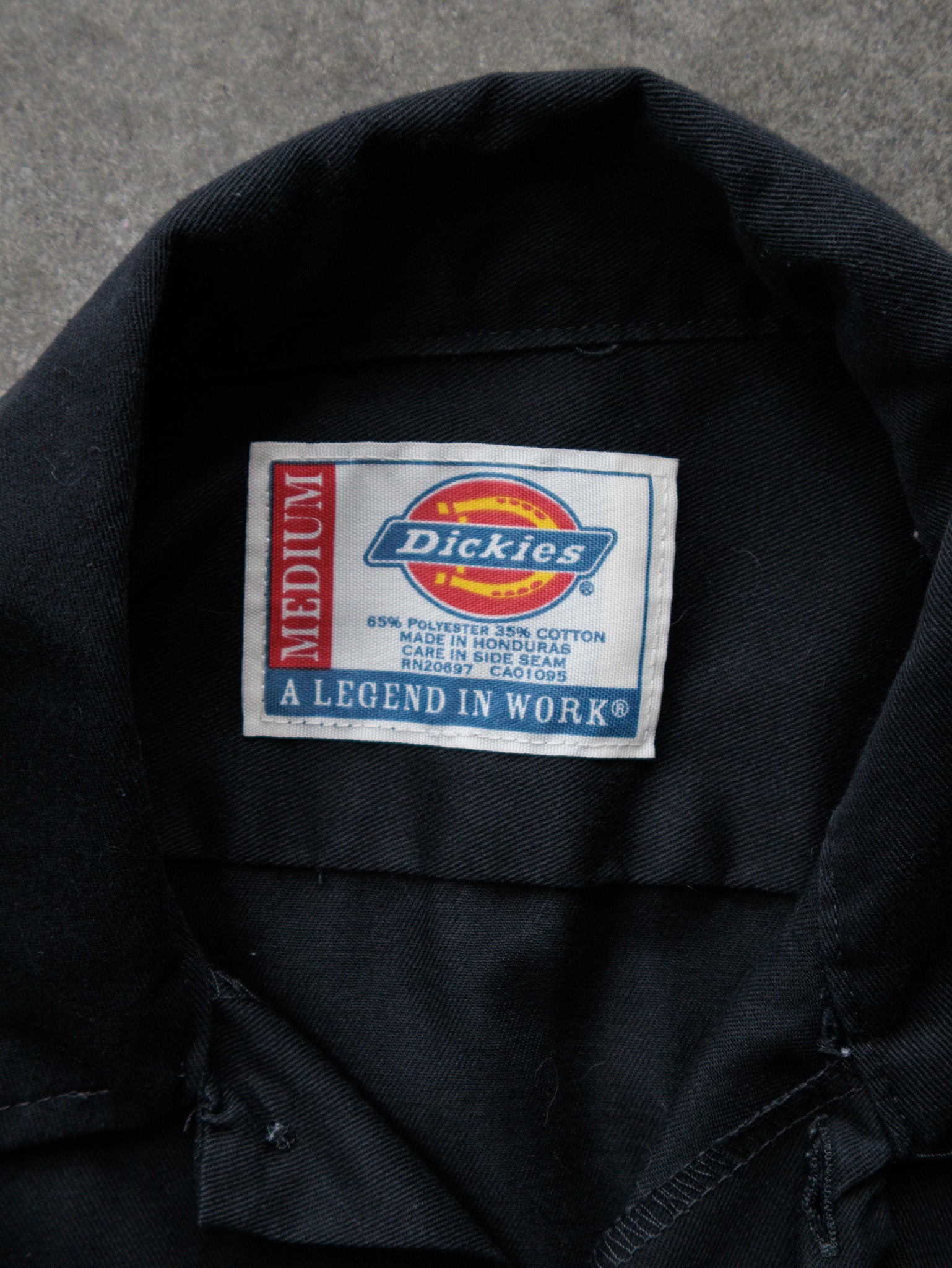 Vintage 00s Black Dickies Work Shirt (M)