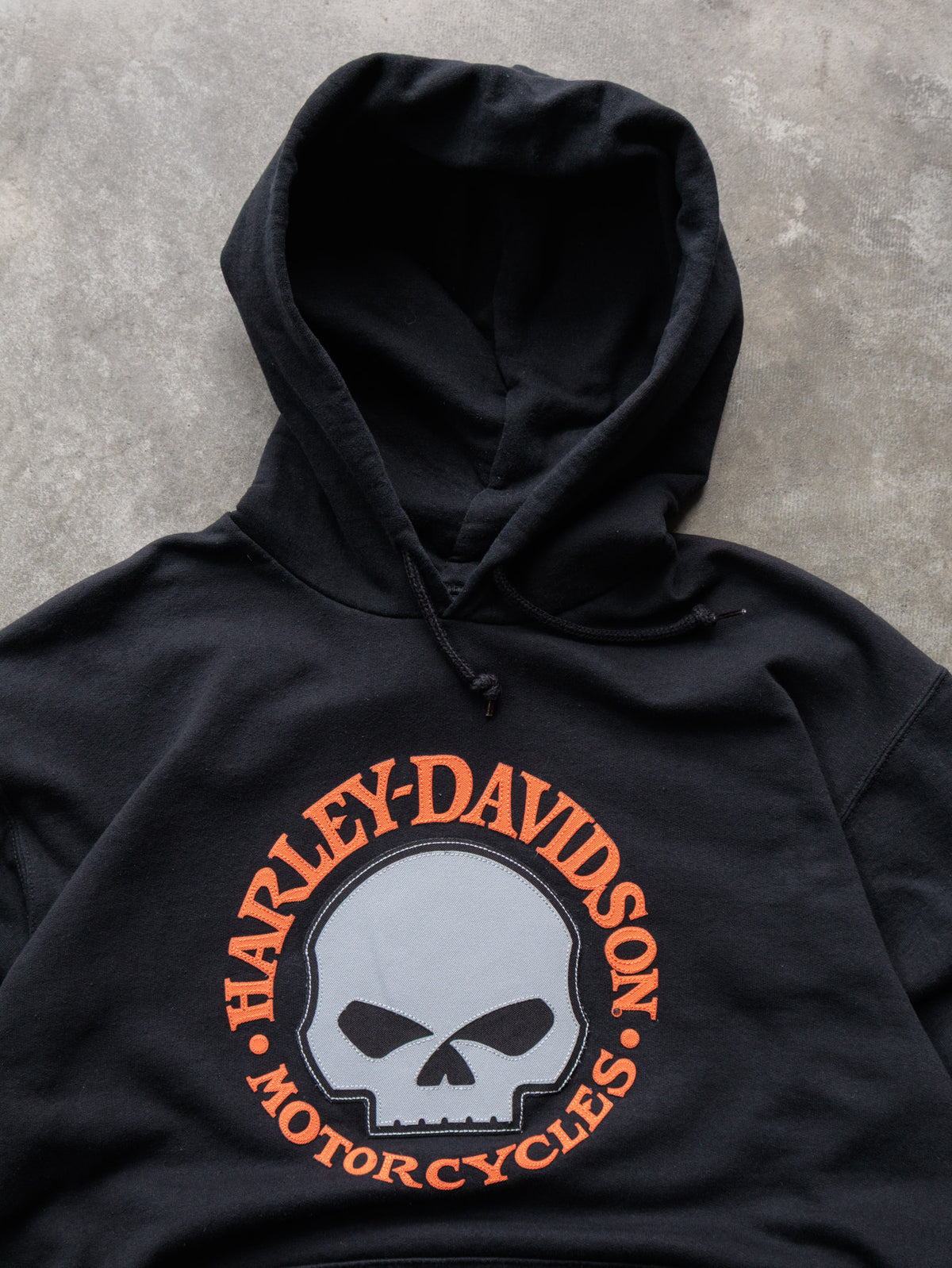 Vintage 00s Black Harley-Davidson Renton Washington Hoodie (M)