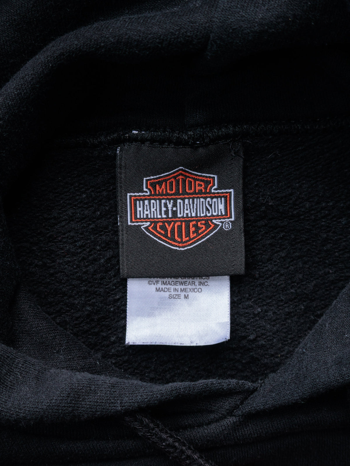 Vintage 00s Black Harley-Davidson Renton Washington Hoodie (M)