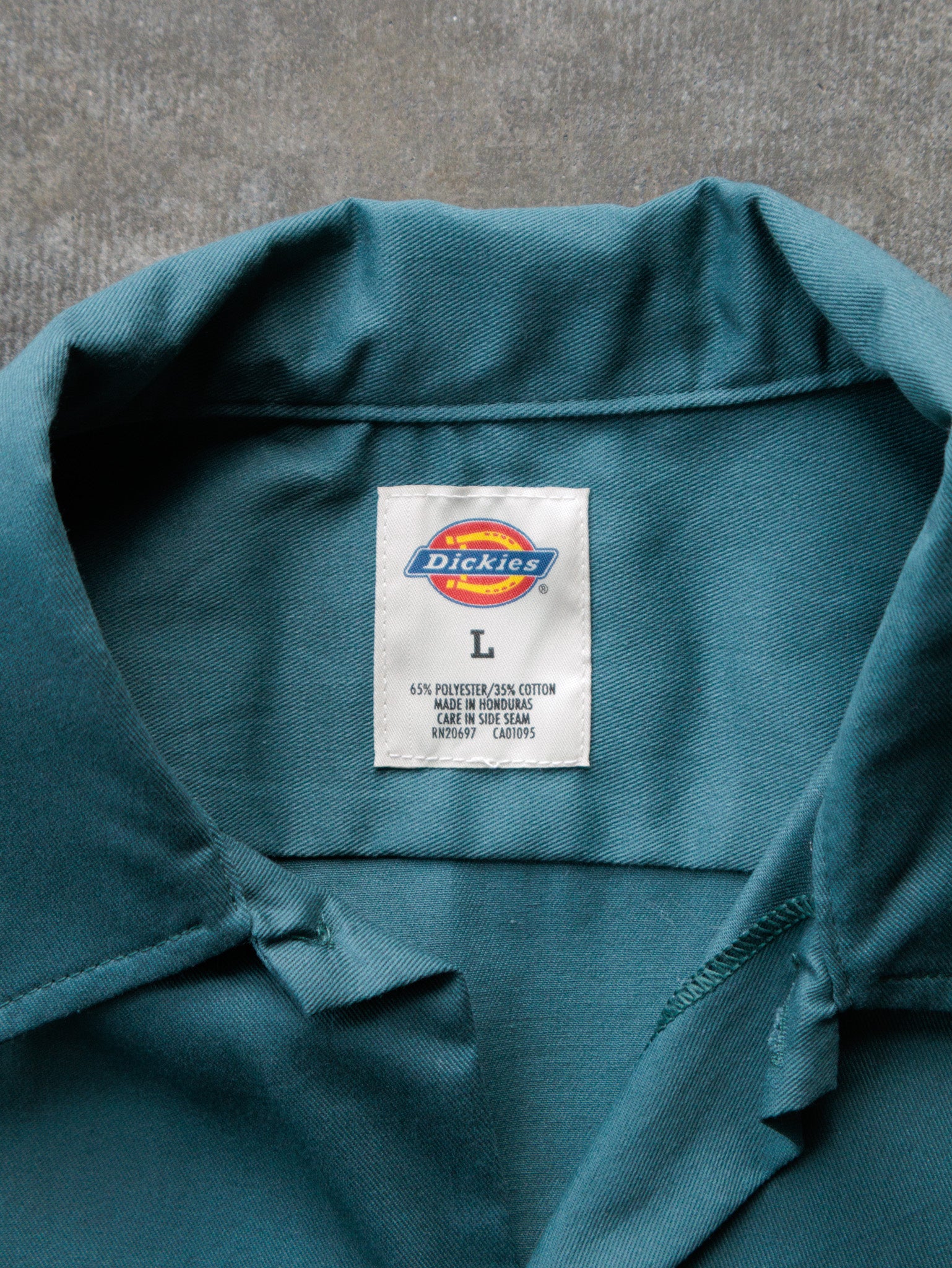 Vintage 00s Teal Dickies Work Shirt (L)
