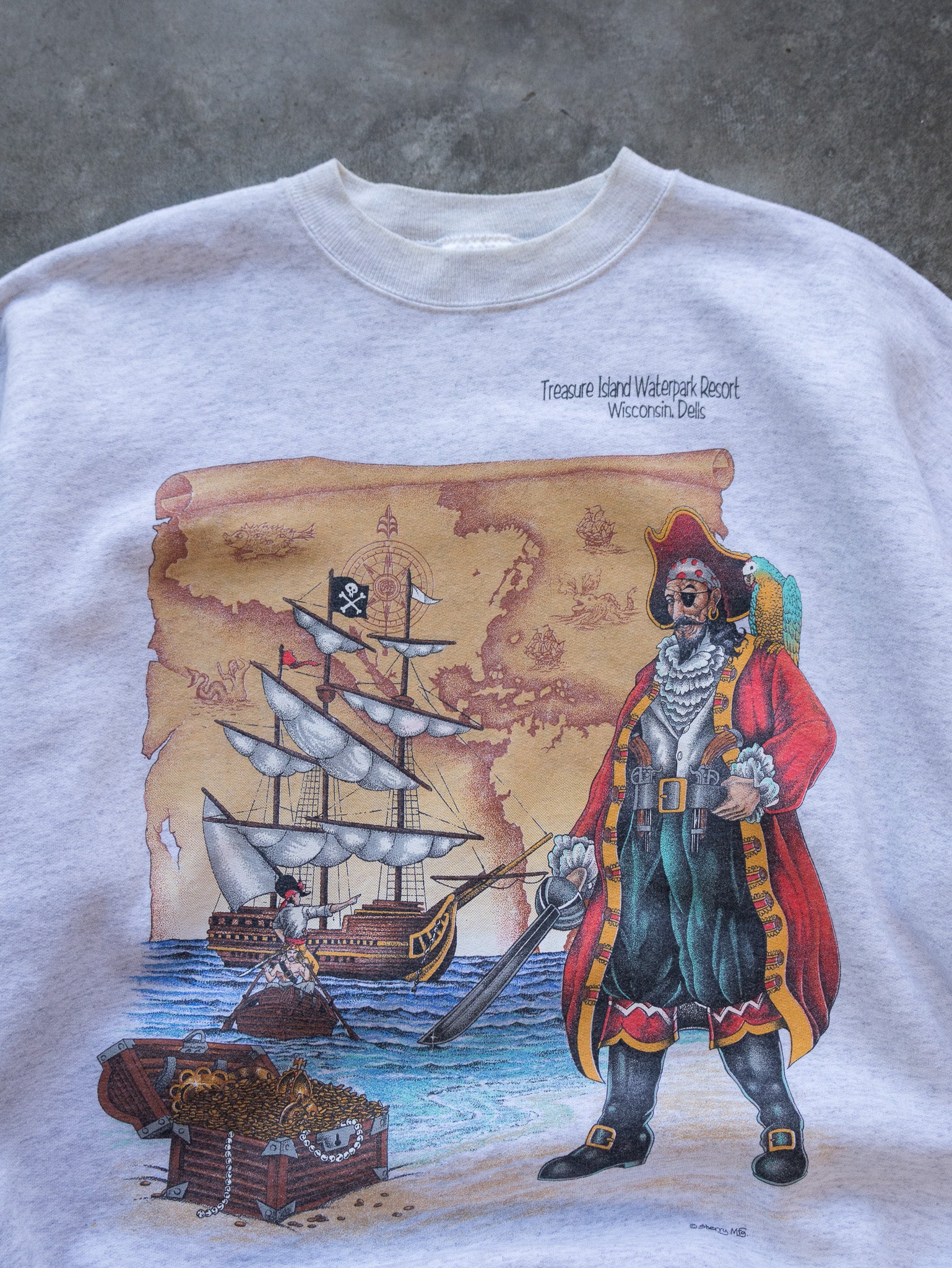 Vintage Treasure Island Resort Sweatshirt (2XL)