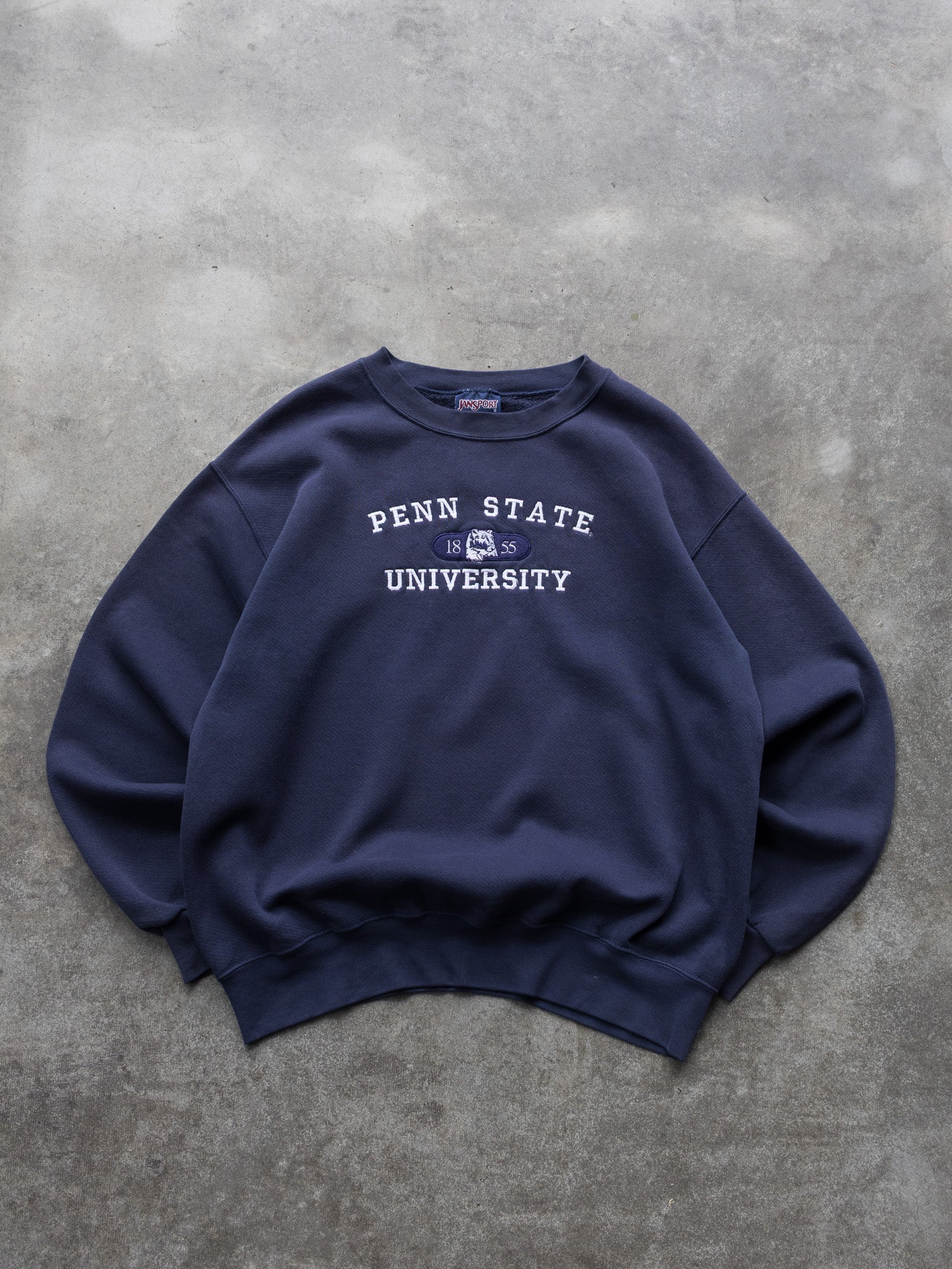 Vintage Navy Penn State University Sweatshirt (M)