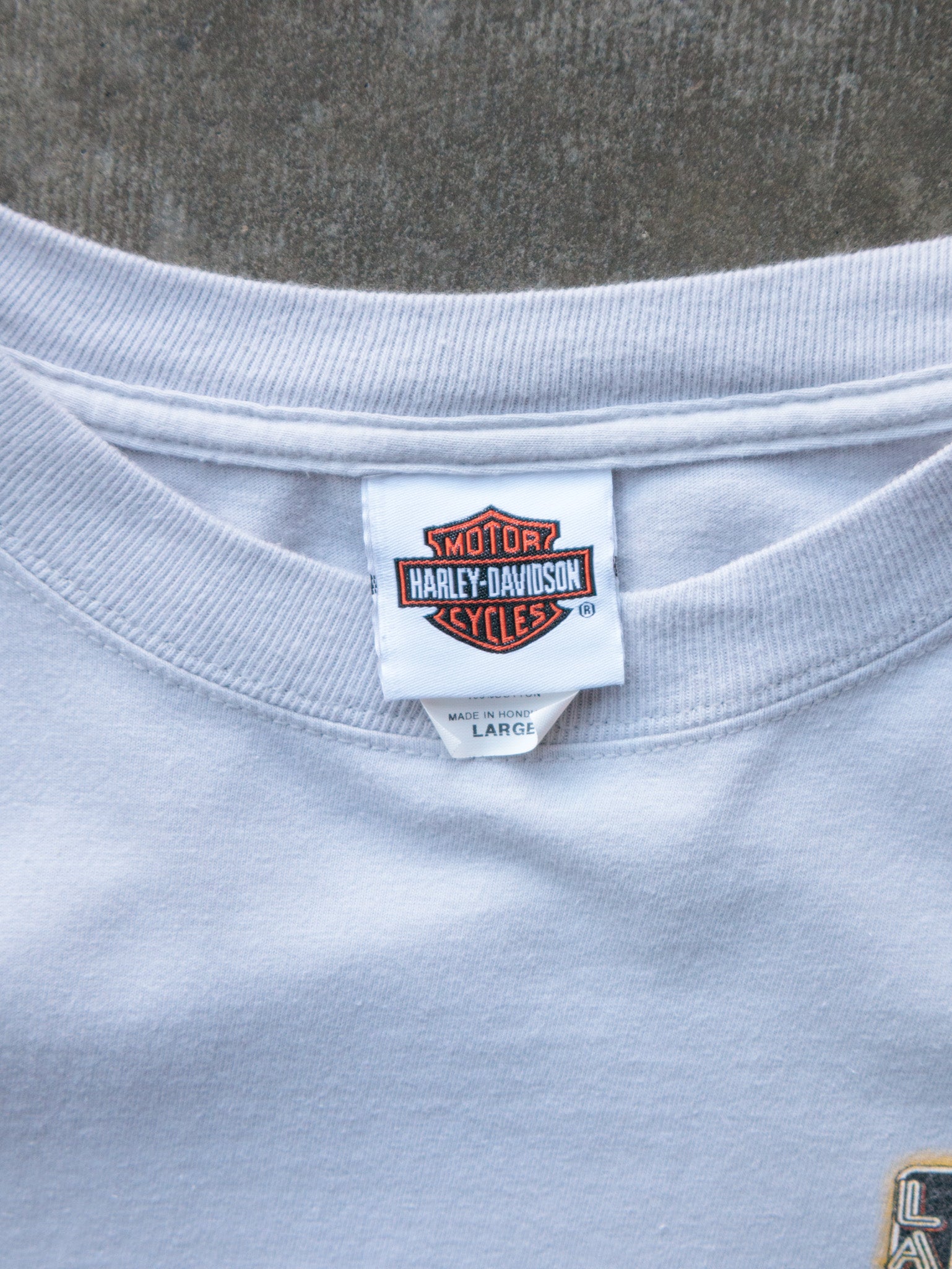 Vintage 2012 White Harley-Davidson Las Vegas Tee (L)