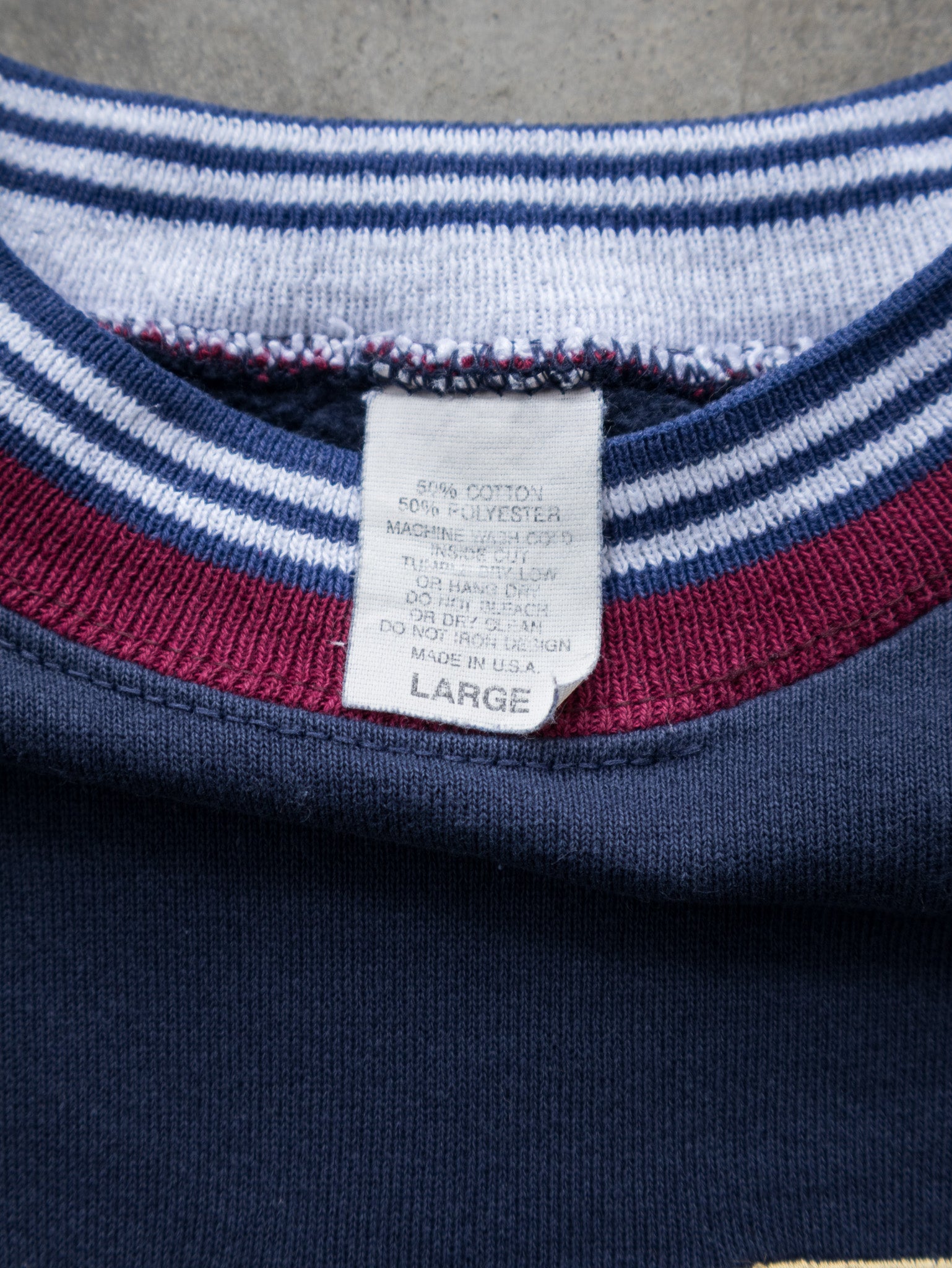 Vintage 90s Navy Notre Dame Sweatshirt (L)