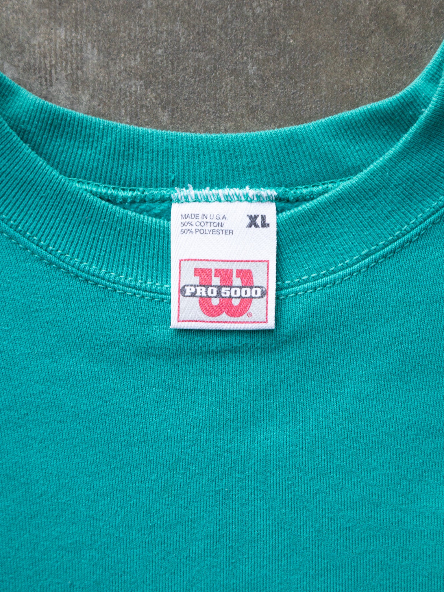 Vintage 90s Green Wilson Sweatshirt (XL)