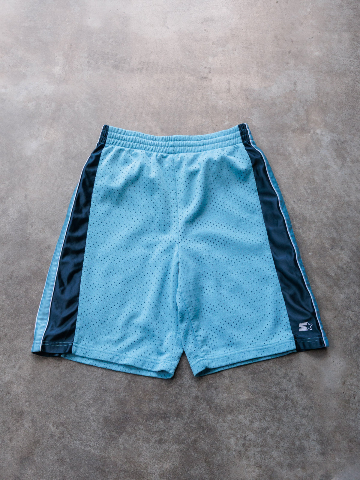 Vintage 00s Blue Starter Mesh Shorts (M)