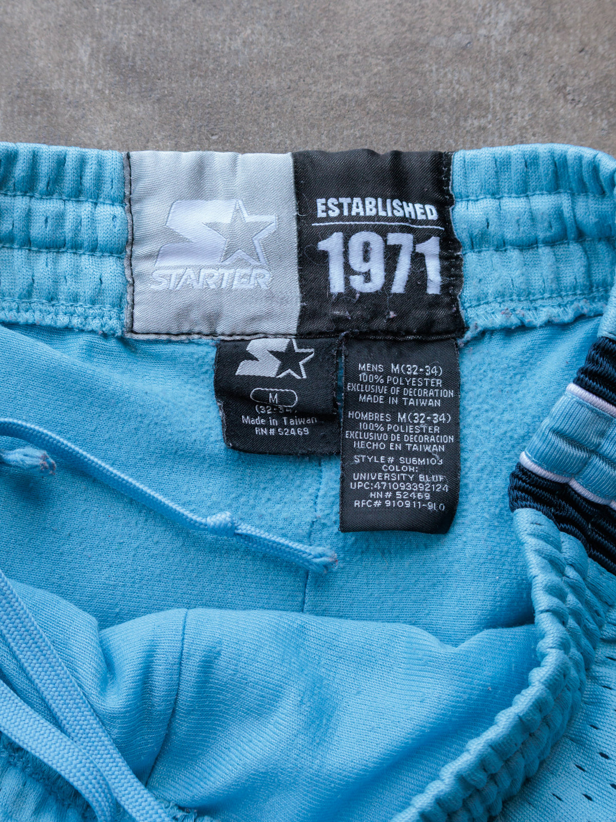 Vintage 00s Blue Starter Mesh Shorts (M)