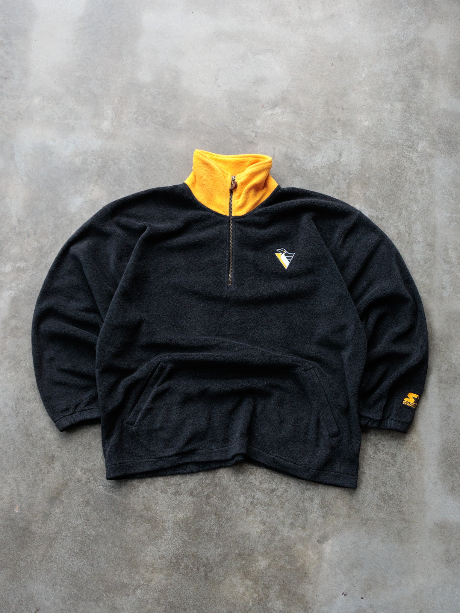Vintage 90s Starter Pittsburgh Penguins Fleece Sweatshirt (M)