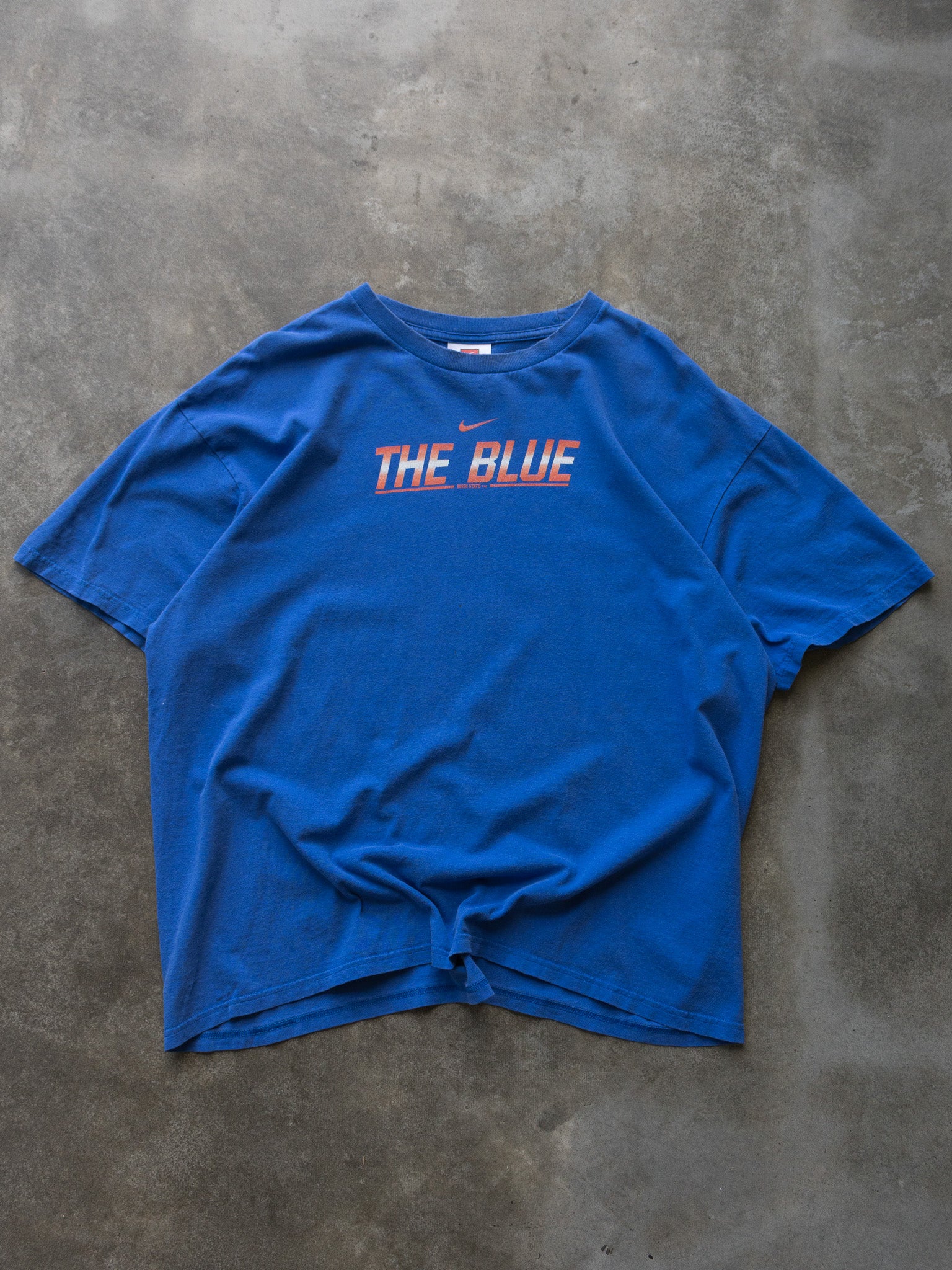 Vintage 00s Blue Nike Boise State Tee (XL)