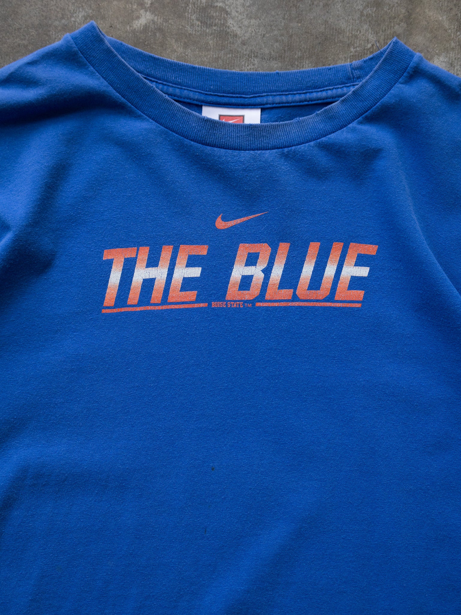 Vintage 00s Blue Nike Boise State Tee (XL)