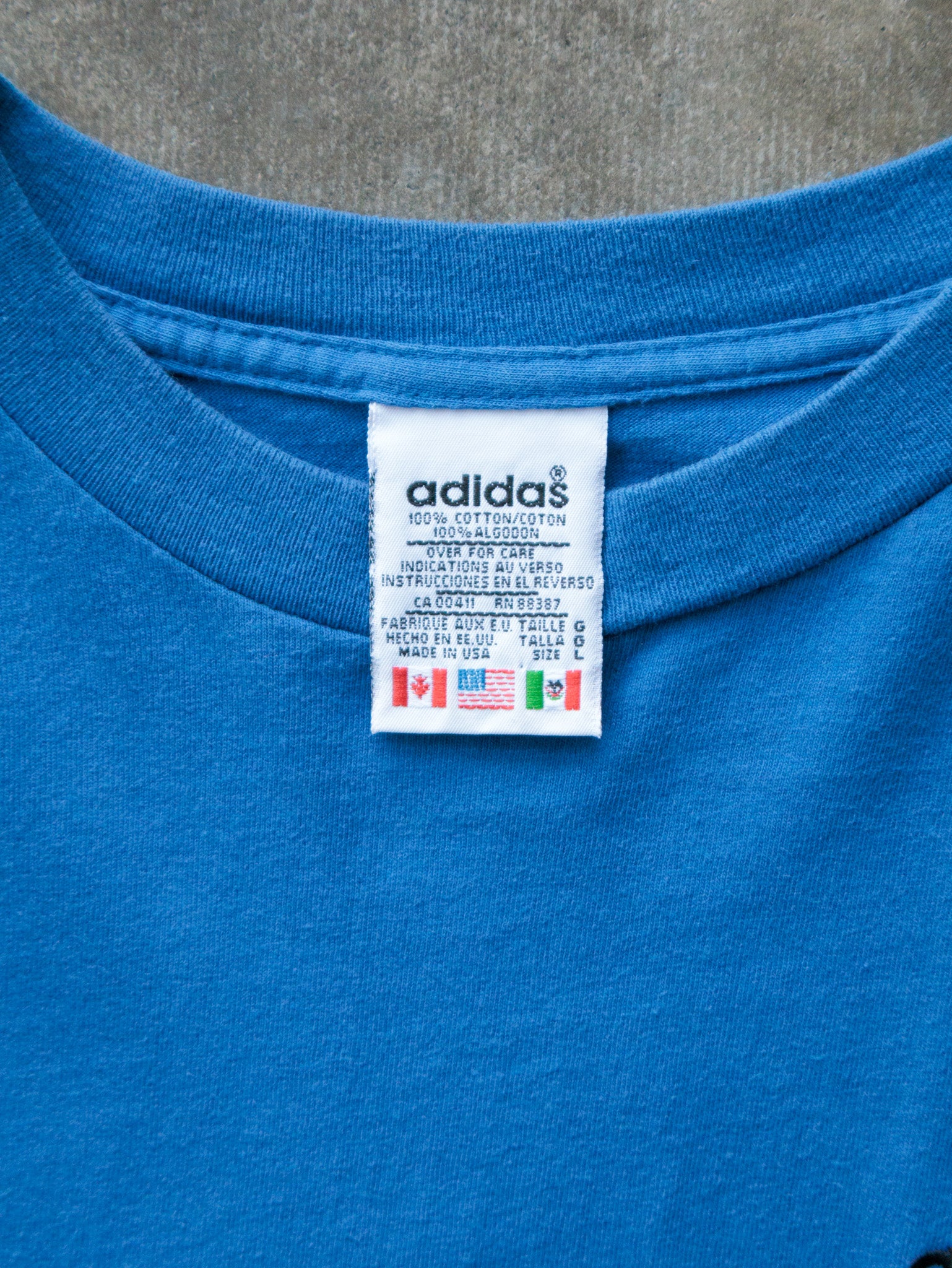 Vintage Blue adidas Long Sleeve (L)