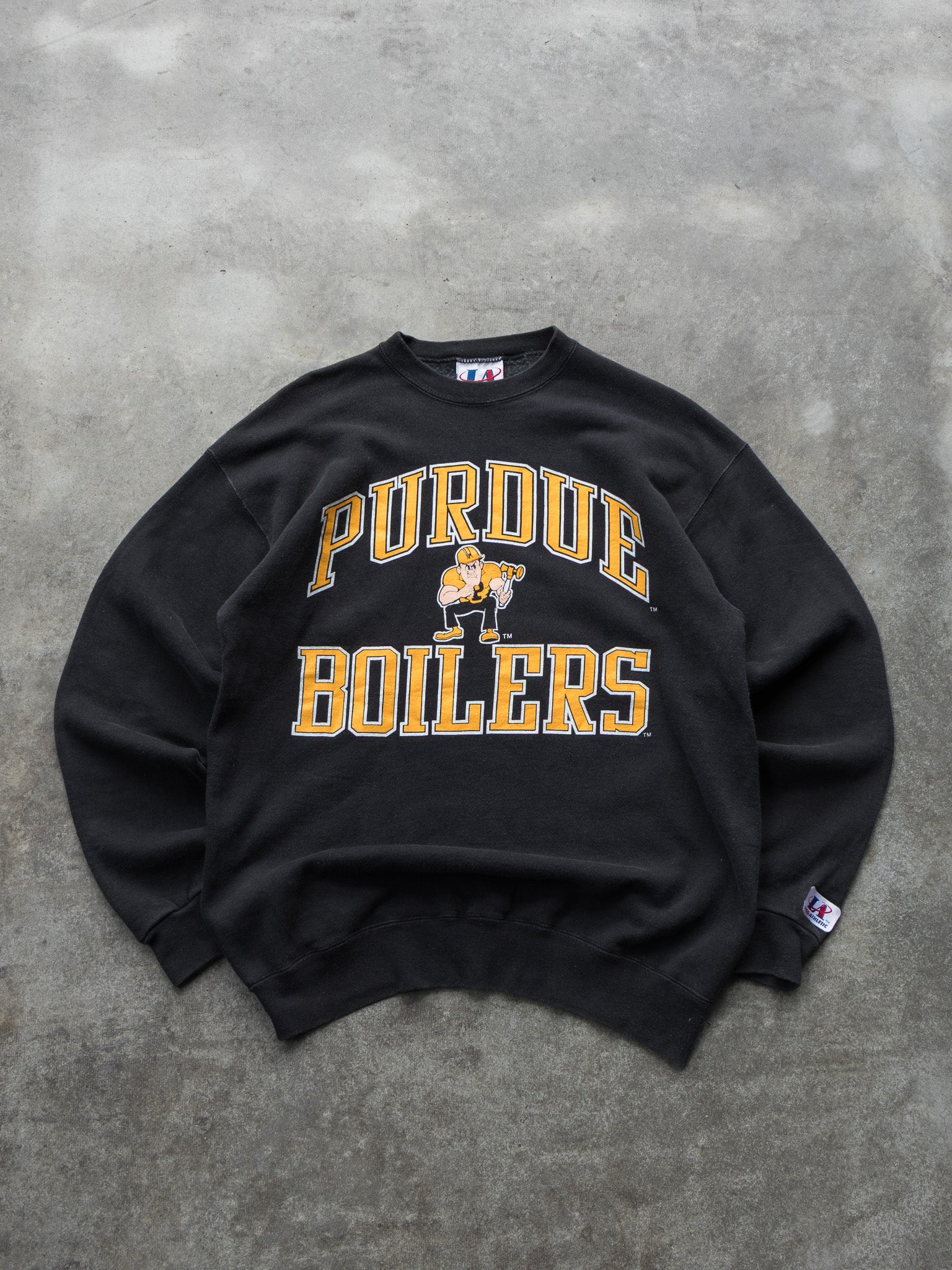 Vintage Black Purdue Boilers Sweatshirt (M)