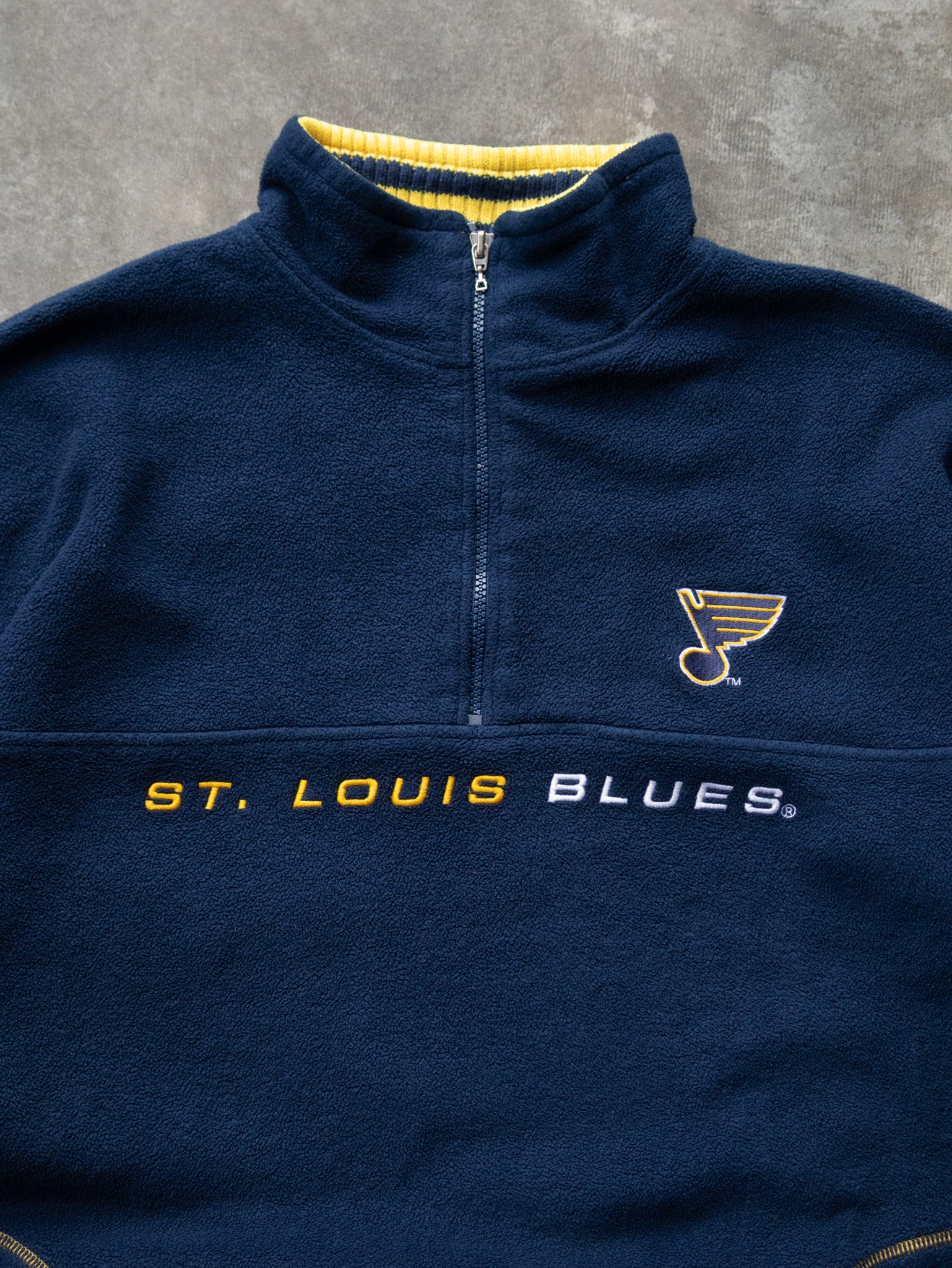 Vintage 90s St. Louis Blues Fleece Sweatshirt (XL)