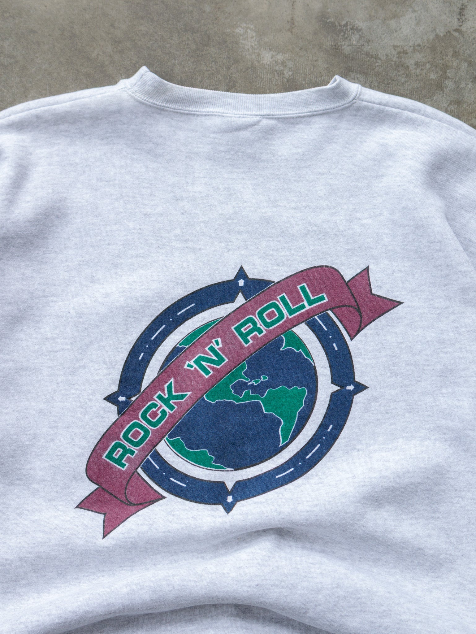 Vintage Grey Hard Rock Cafe Chicago Sweatshirt (XL)