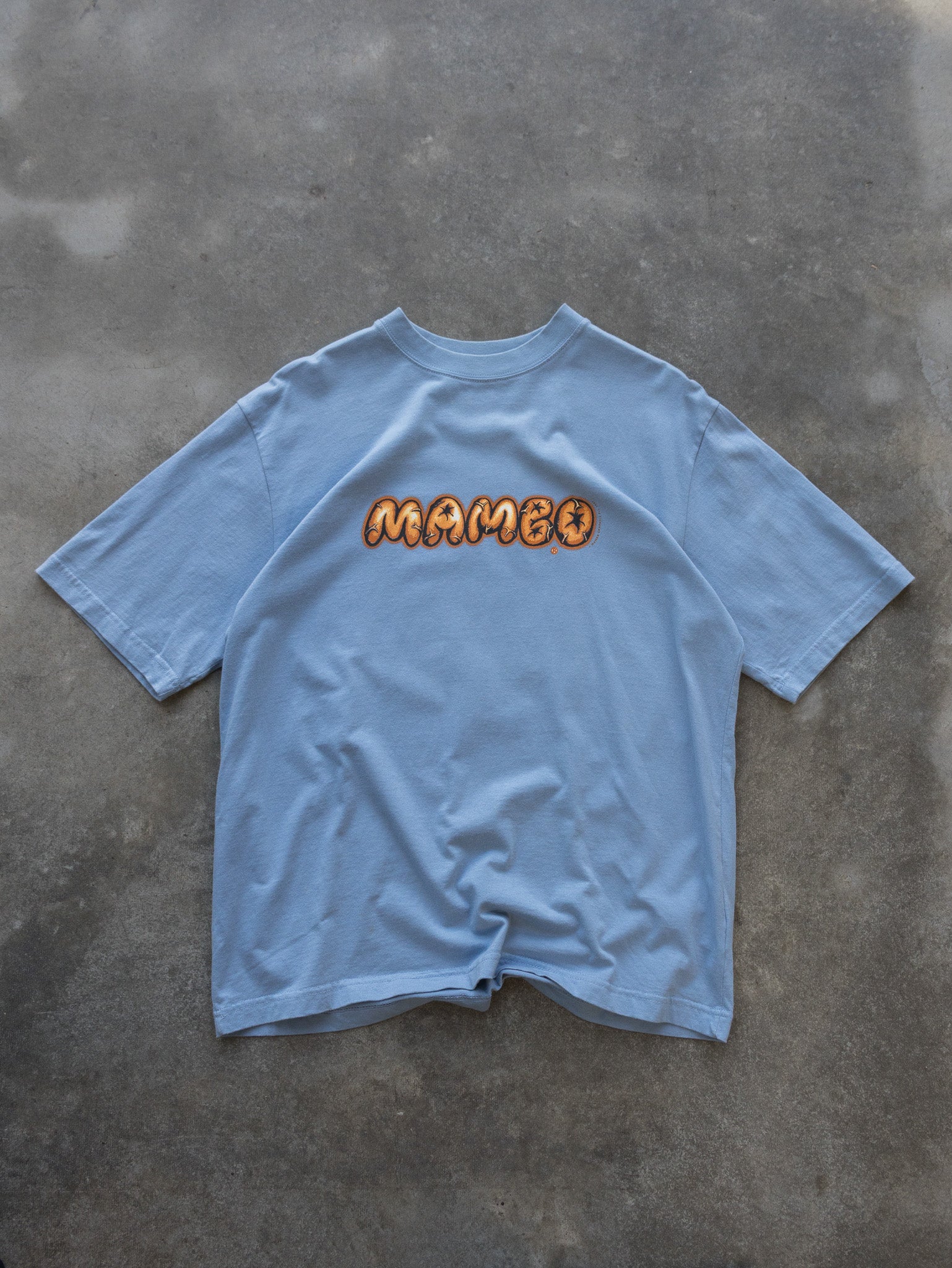 Vintage 1995 Blue Mambo Muscle Truck Graphic Tee (M)