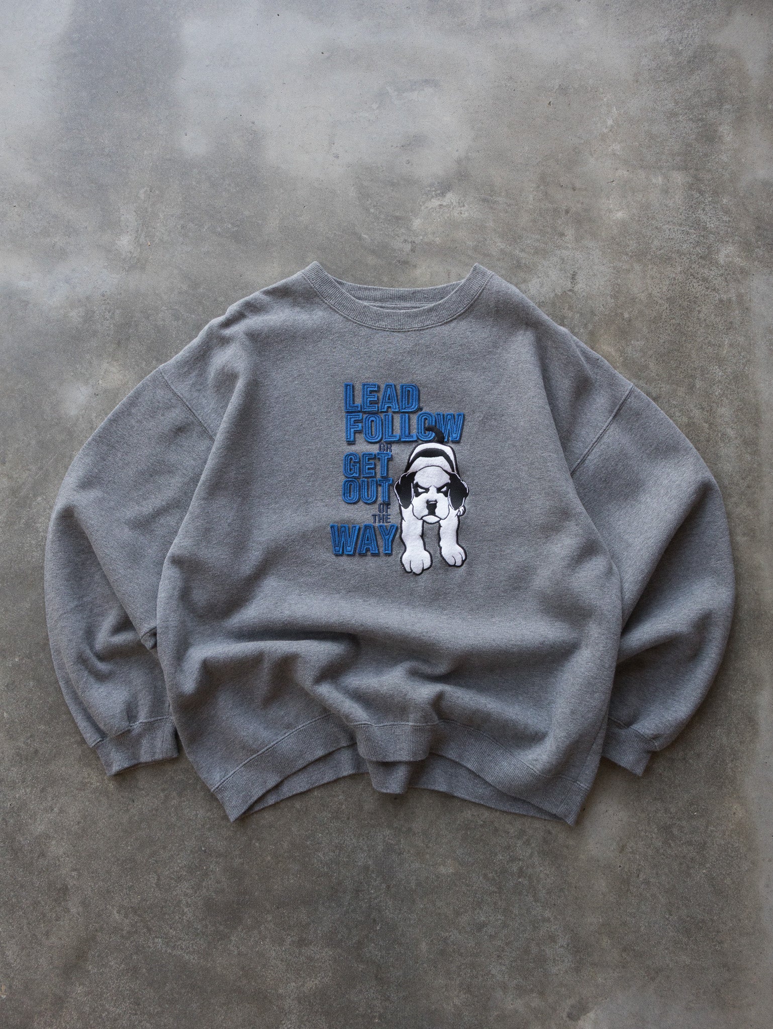 Vintage Grey Big Dogs Sweatshirt (M)