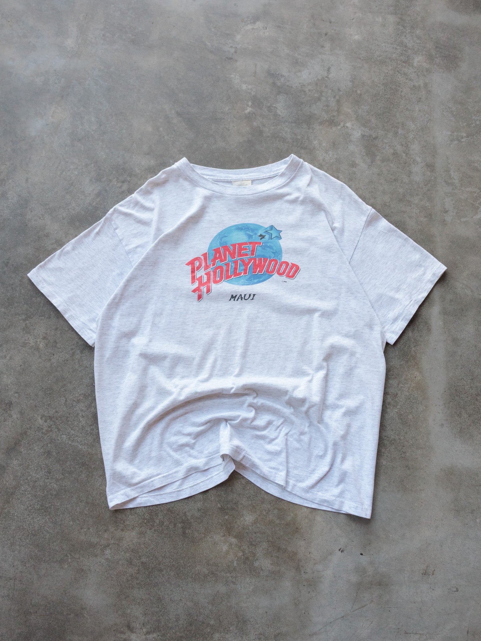 Vintage 90s Grey Planet Hollywood Maui Tee (XL)