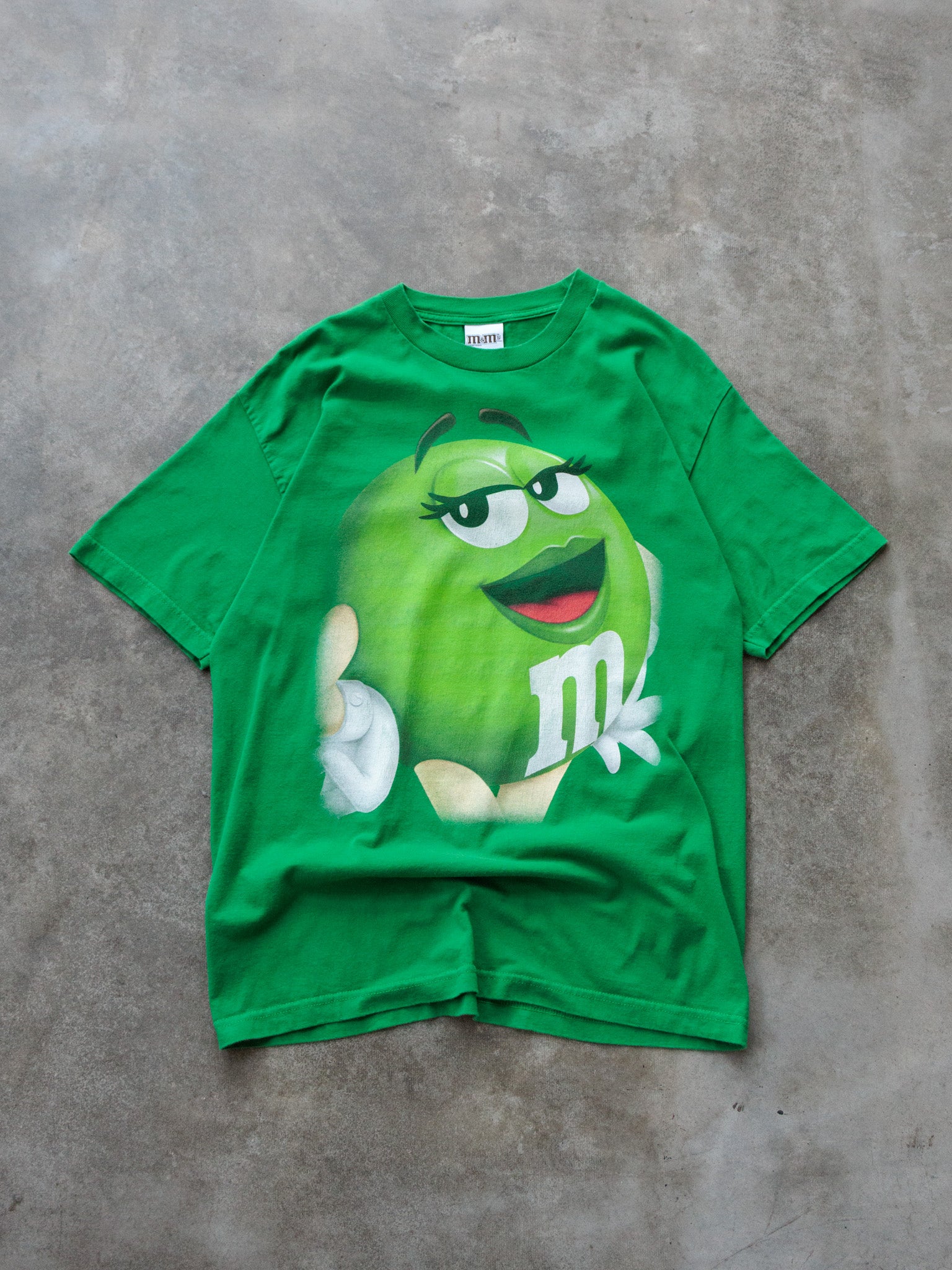 Vintage Green M&M's Tee (L)