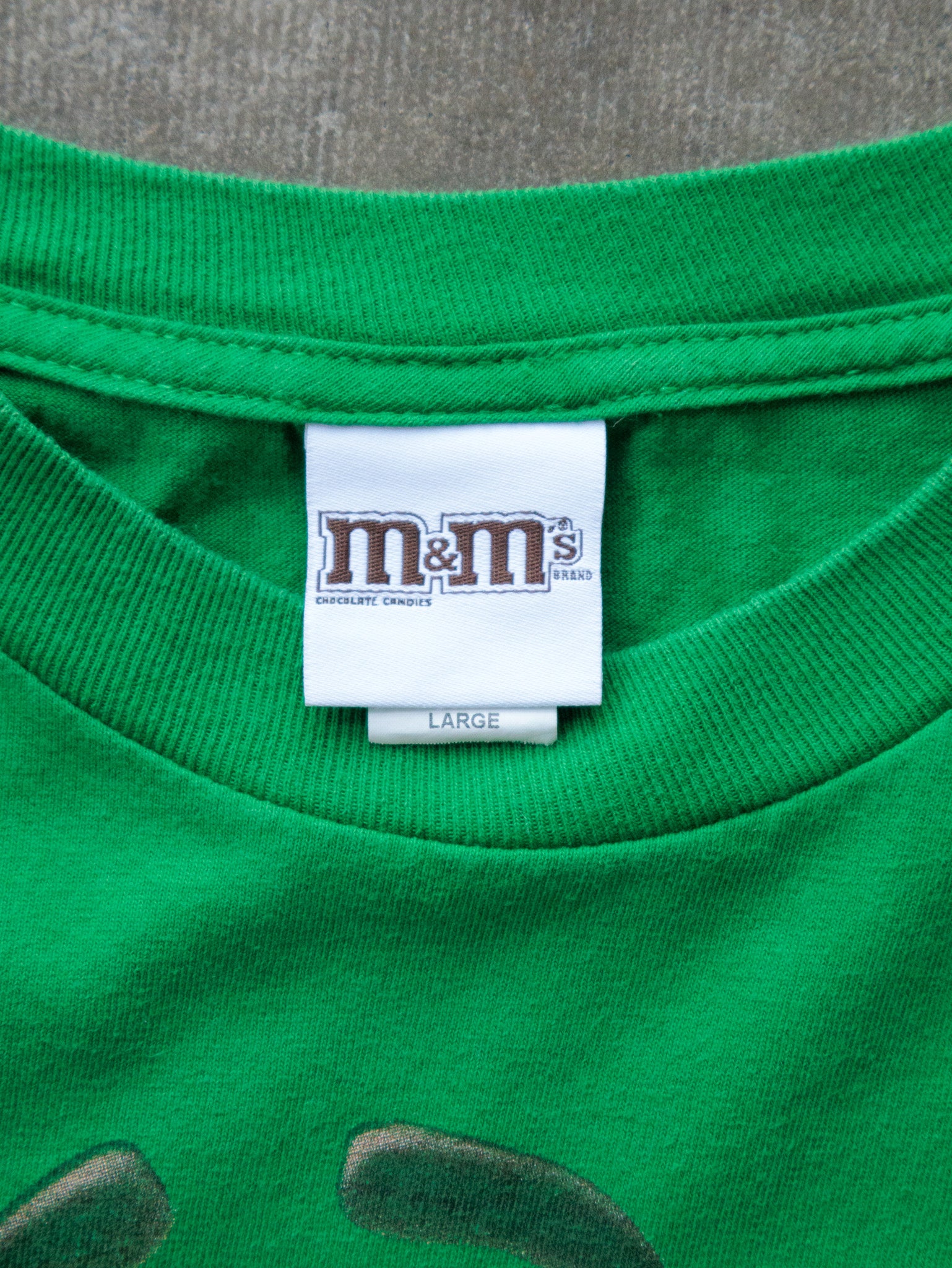 Vintage Green M&M's Tee (L)