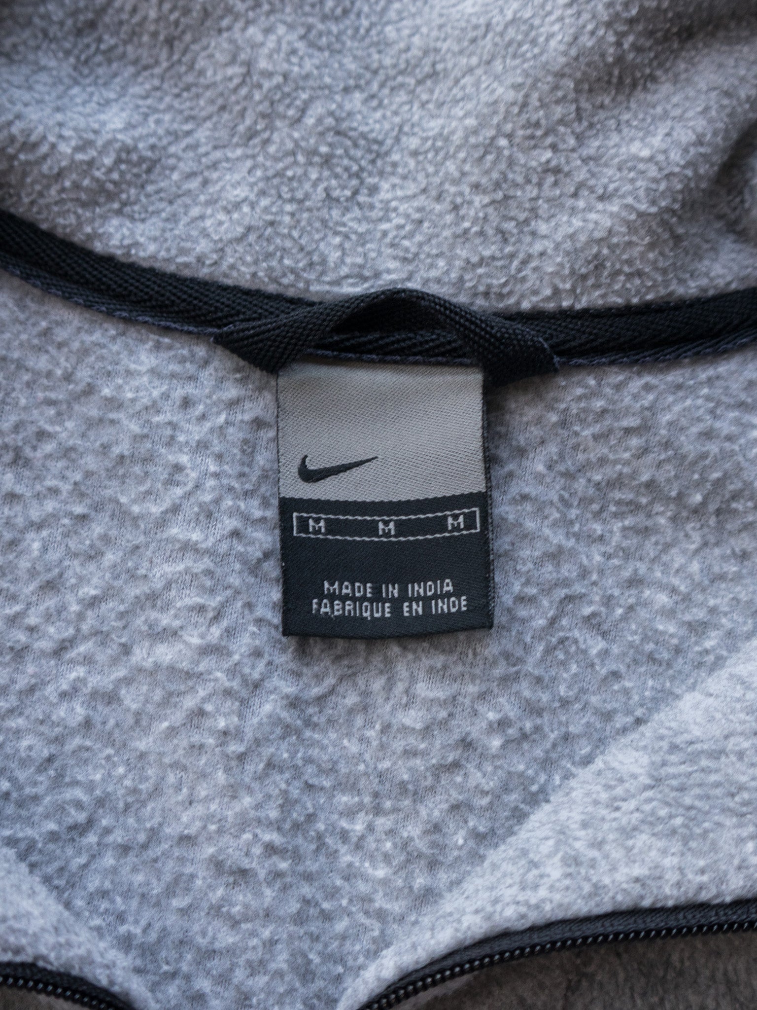 Vintage Grey Nike Fleece Quarter Zip (L)