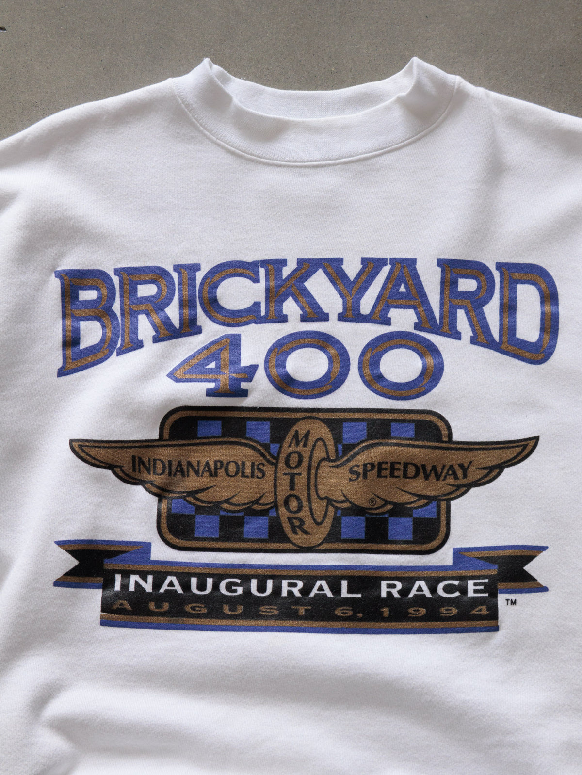 Vintage 1994 White Brickyard 400 Sweatshirt (XL)