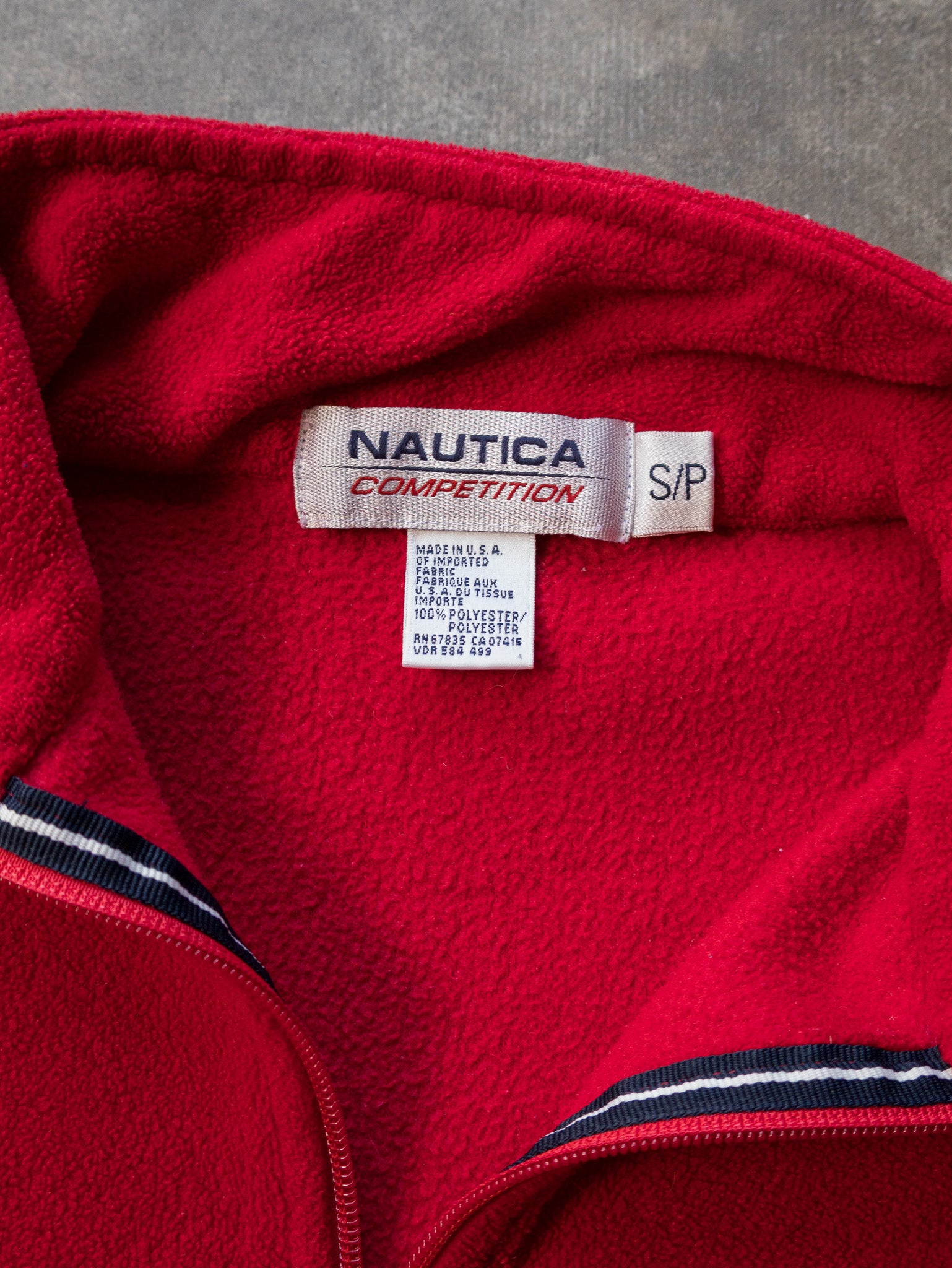 Vintage 90s Nautica Competition Fleece Quarter Zip (S)
