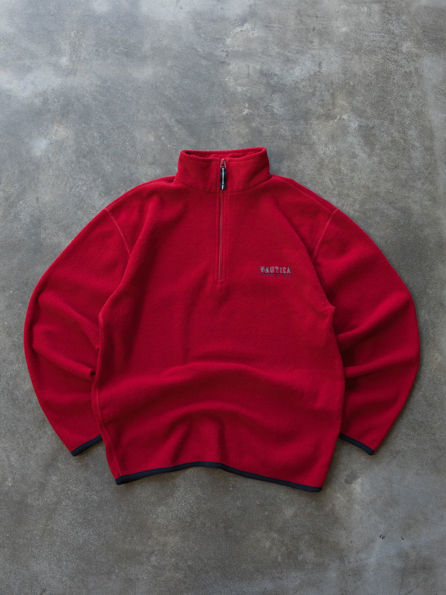 Vintage 90s Nautica Competition Fleece Quarter Zip (S)