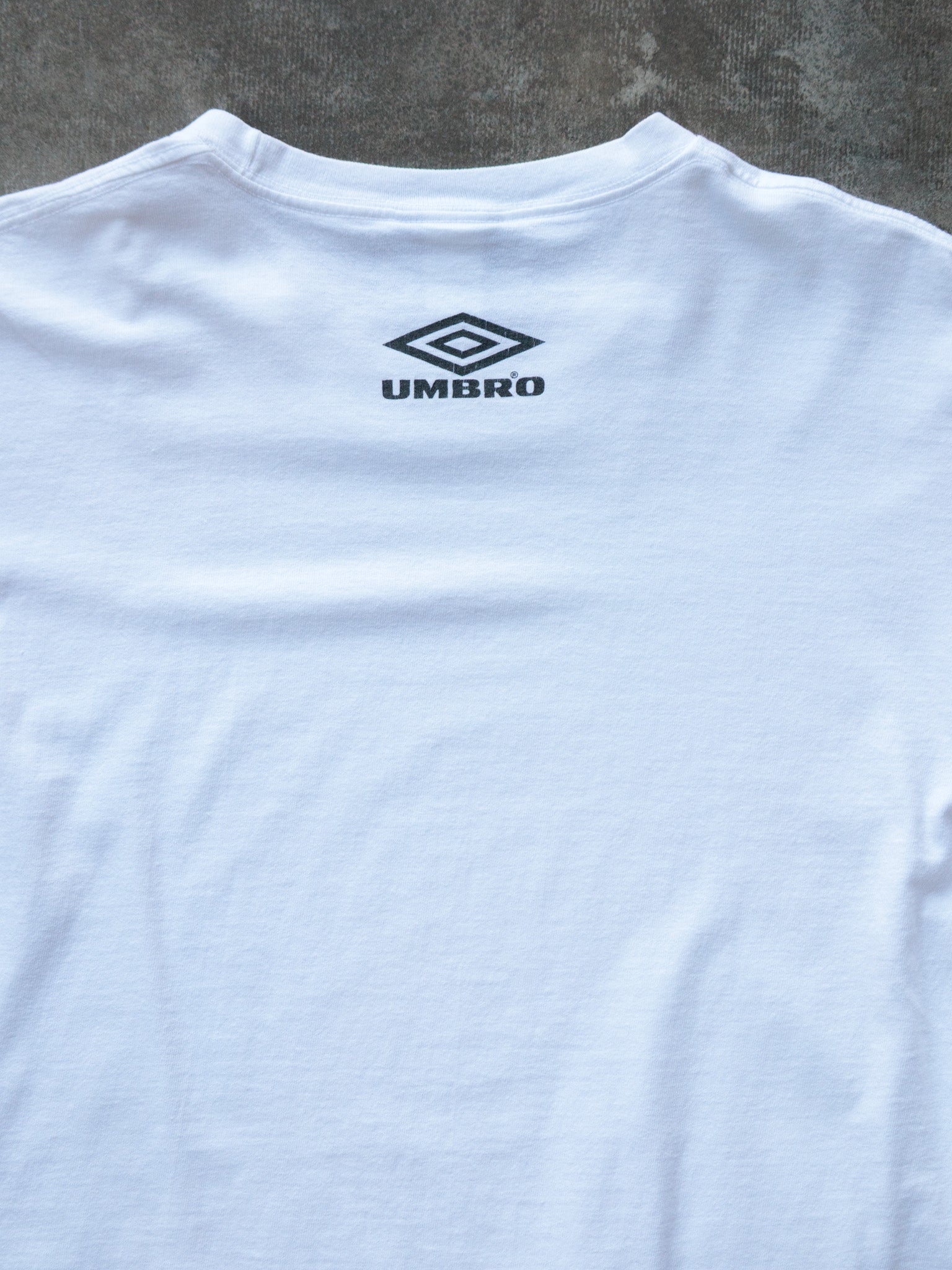 Vintage 90s White Umbro Tee (M)