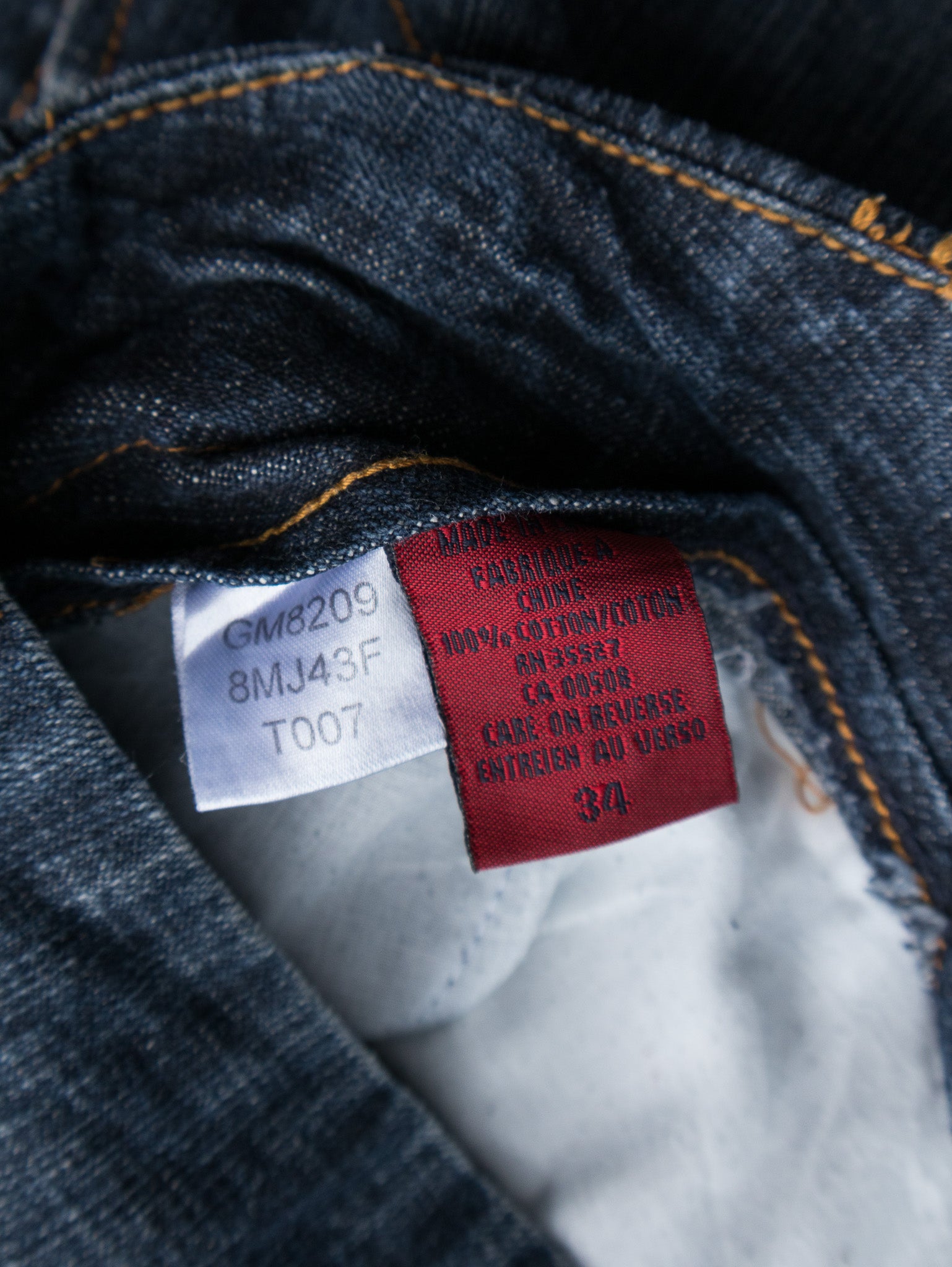 Vintage 00s Marithé François Girbaud Blue Denim Multi-Pocket Shuttle Pants (W34)