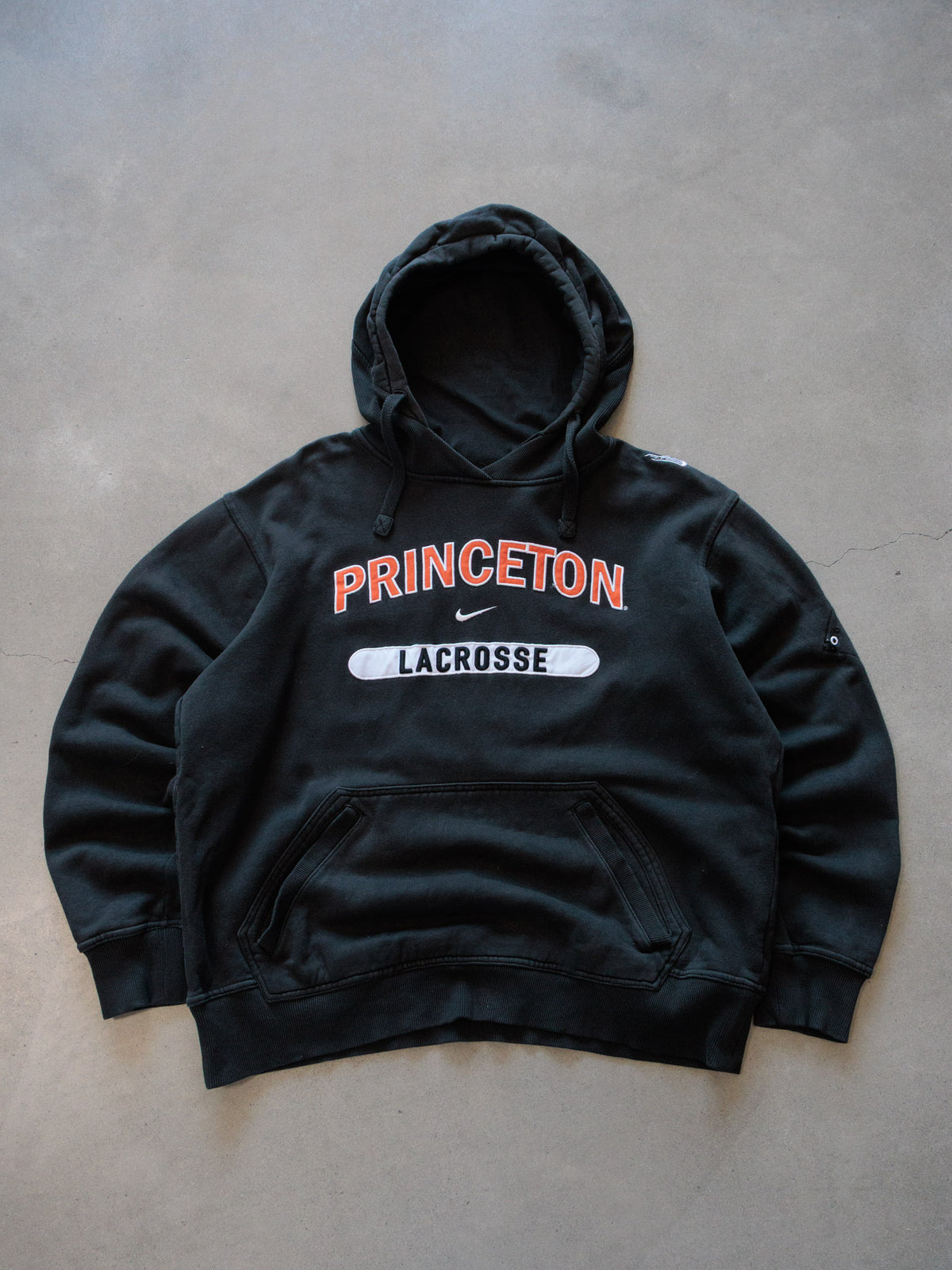 Vintage Black Nike Princeton Lacrosse Hoodie (M)